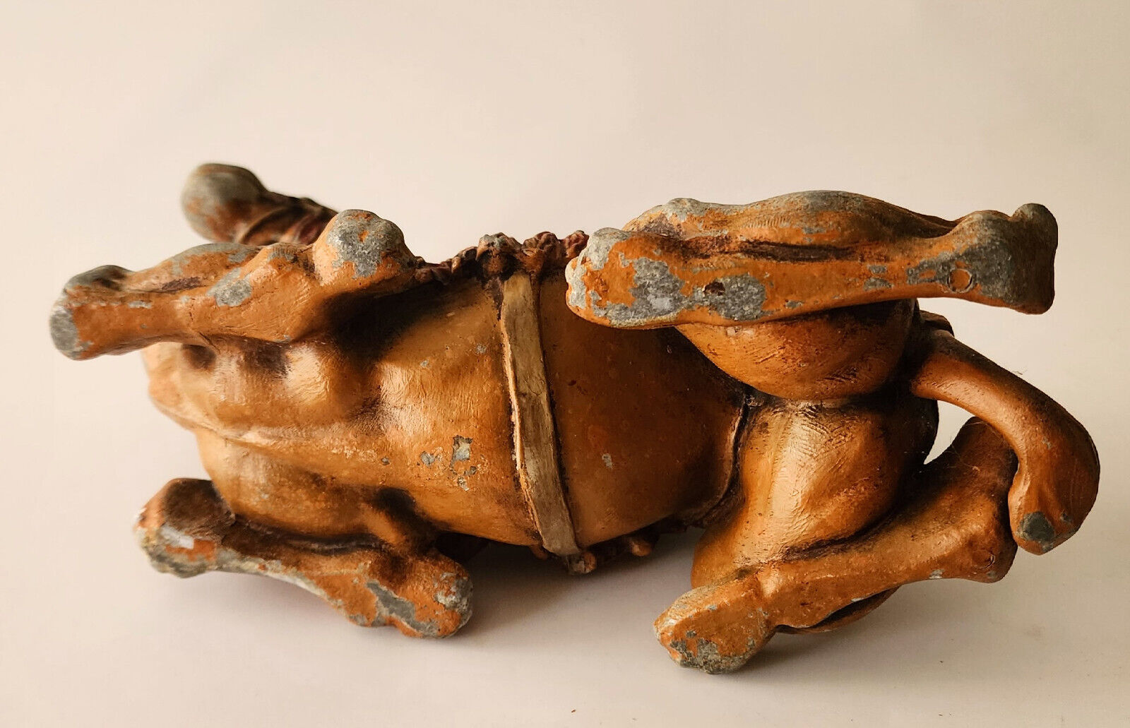 Antique Austrian Cast Metal Sitting Camel Inkwell, 1900
