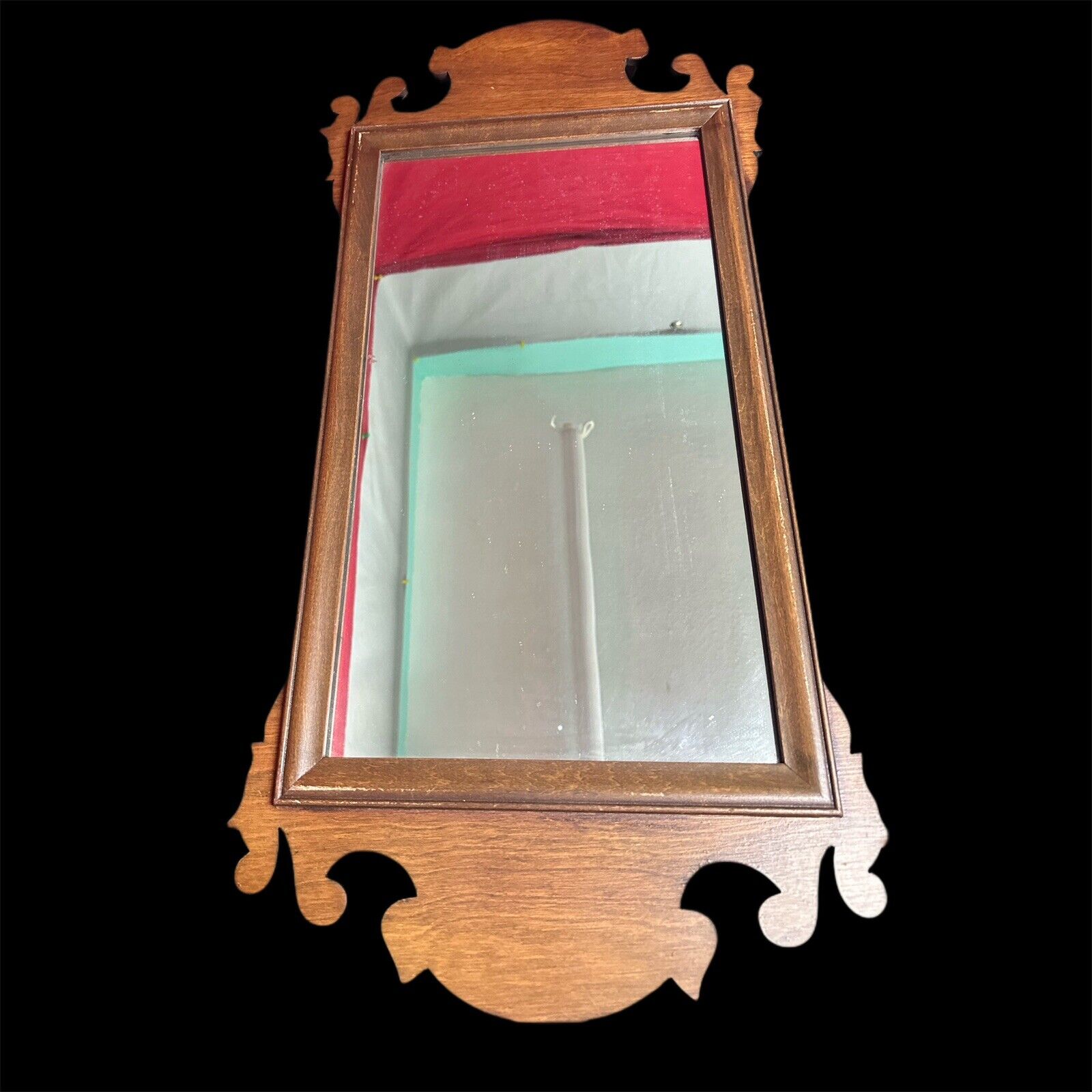 Victorian era Chippendale mirror from late 1800s-early 1900s