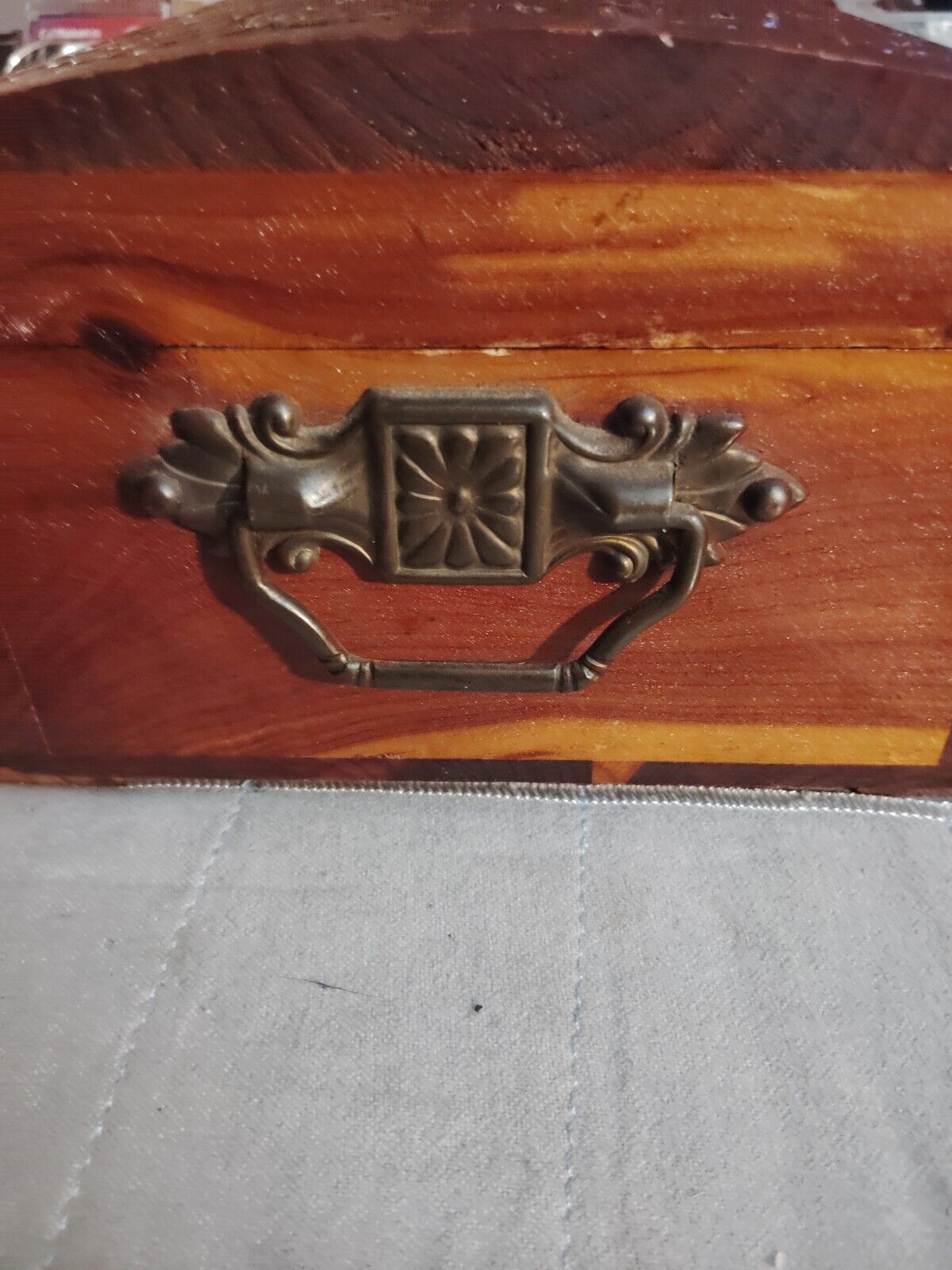 1800s Antique Vintage Jewelry Box in Need of Restoration