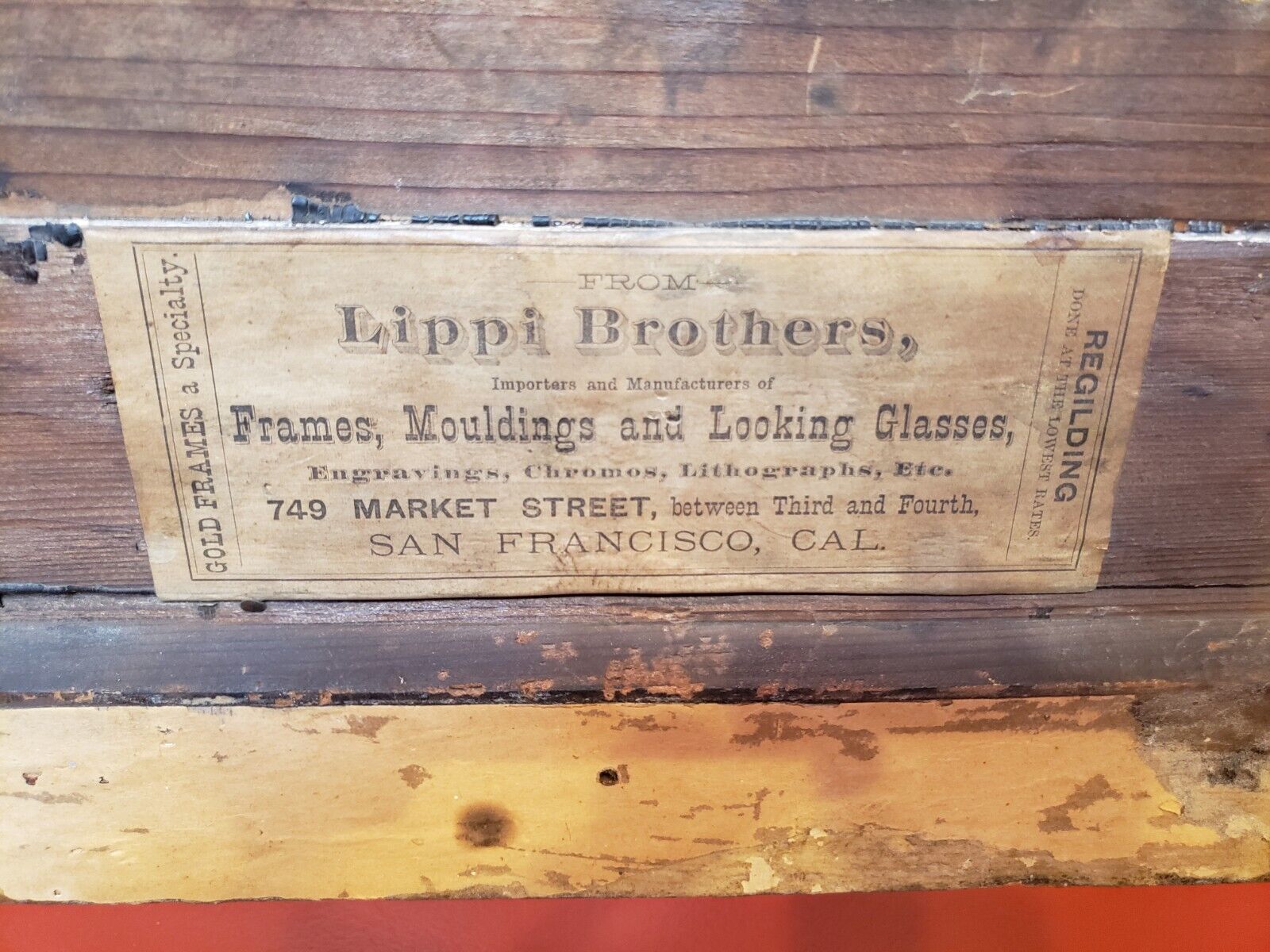 Antique 1800's Picture/Mirror Frame