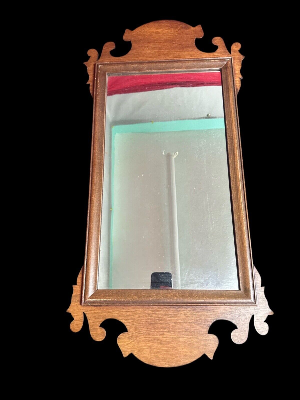 Victorian era Chippendale mirror from late 1800s-early 1900s