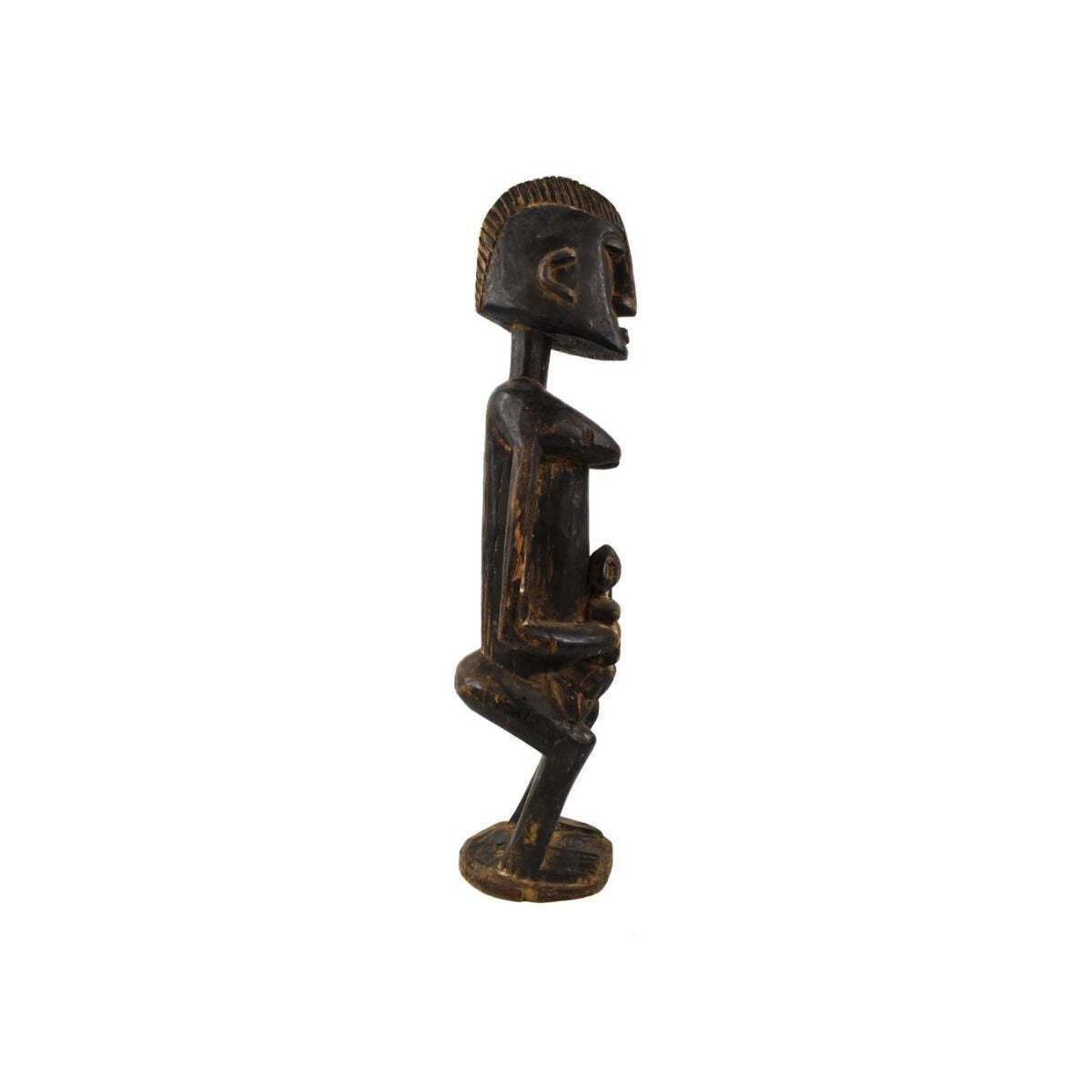 African Bamana Maternity Figure from Mali Art