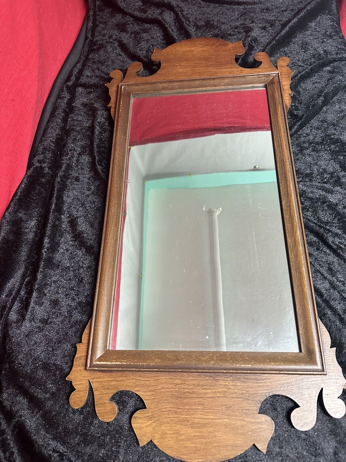 Victorian era Chippendale mirror from late 1800s-early 1900s