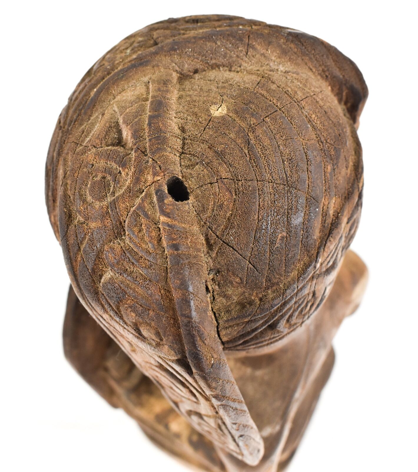 Bobo Wood Male Warrior Figure from Mali