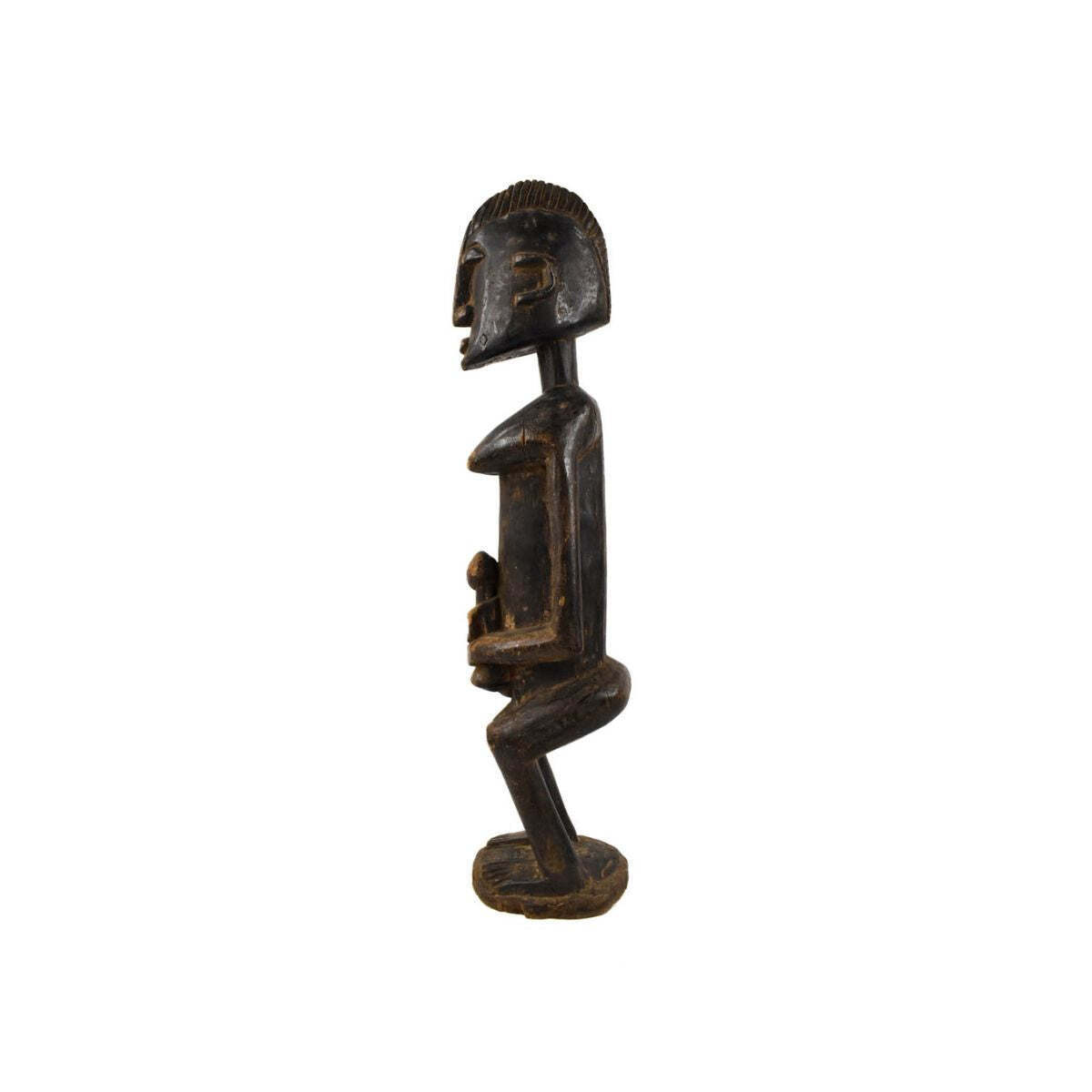 African Bamana Maternity Figure from Mali Art