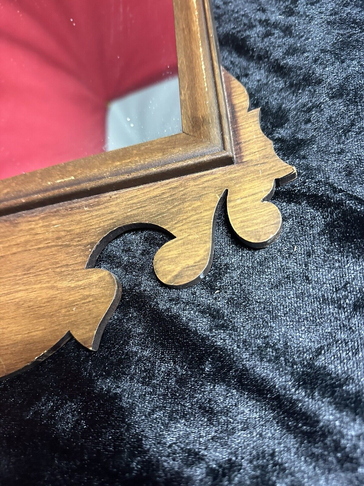 Victorian era Chippendale mirror from late 1800s-early 1900s