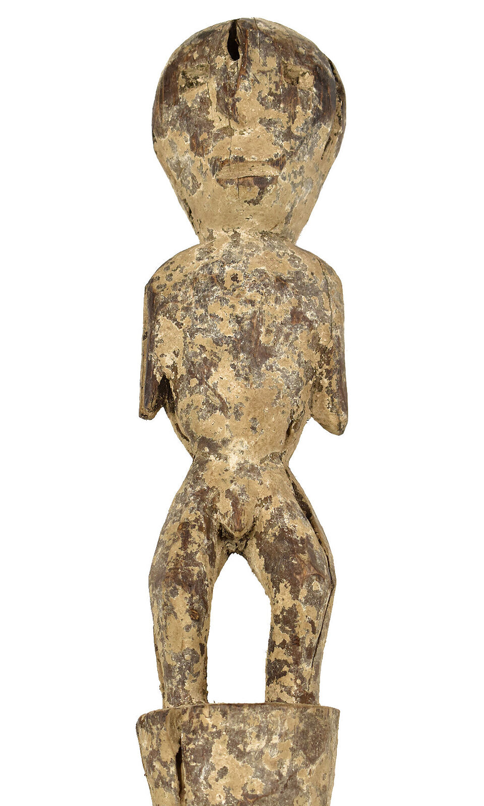 Lega Bwami Society Figural Post from Congo