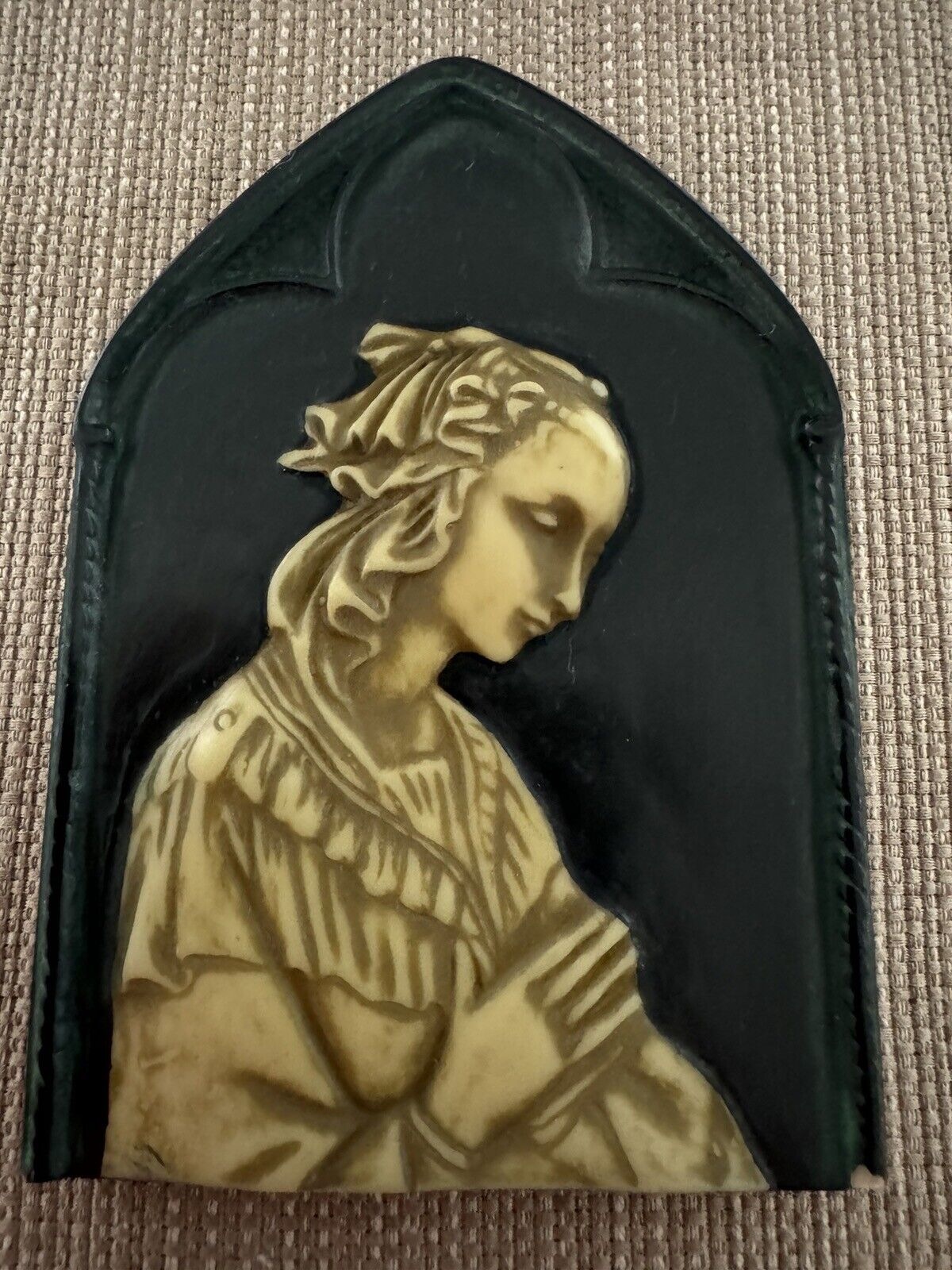 Italian Art Sculpture Wall Hanging by Mario Foschi