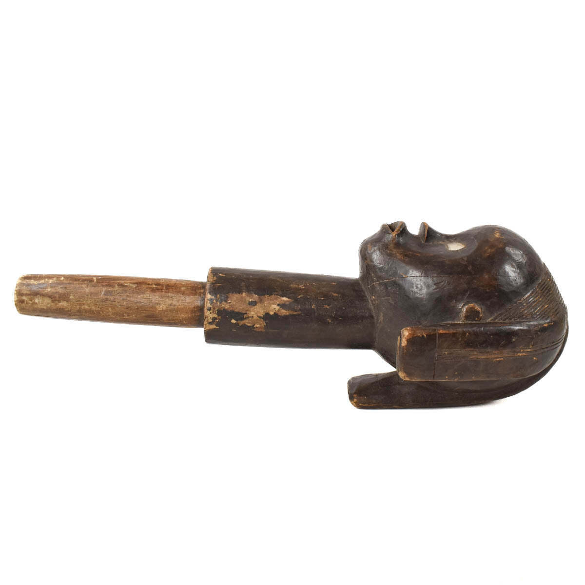 Gabon Fang Reliquary Head Artifact - Antiques Ecommerce