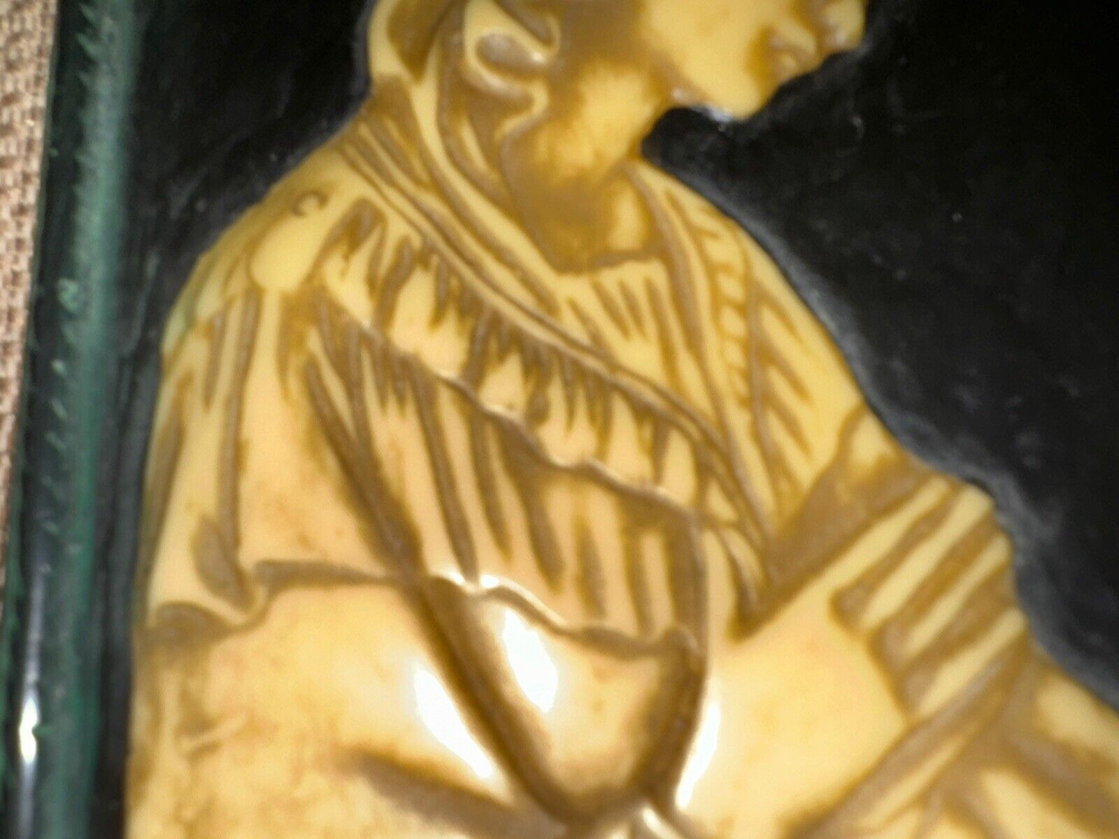 Italian Art Sculpture Wall Hanging by Mario Foschi
