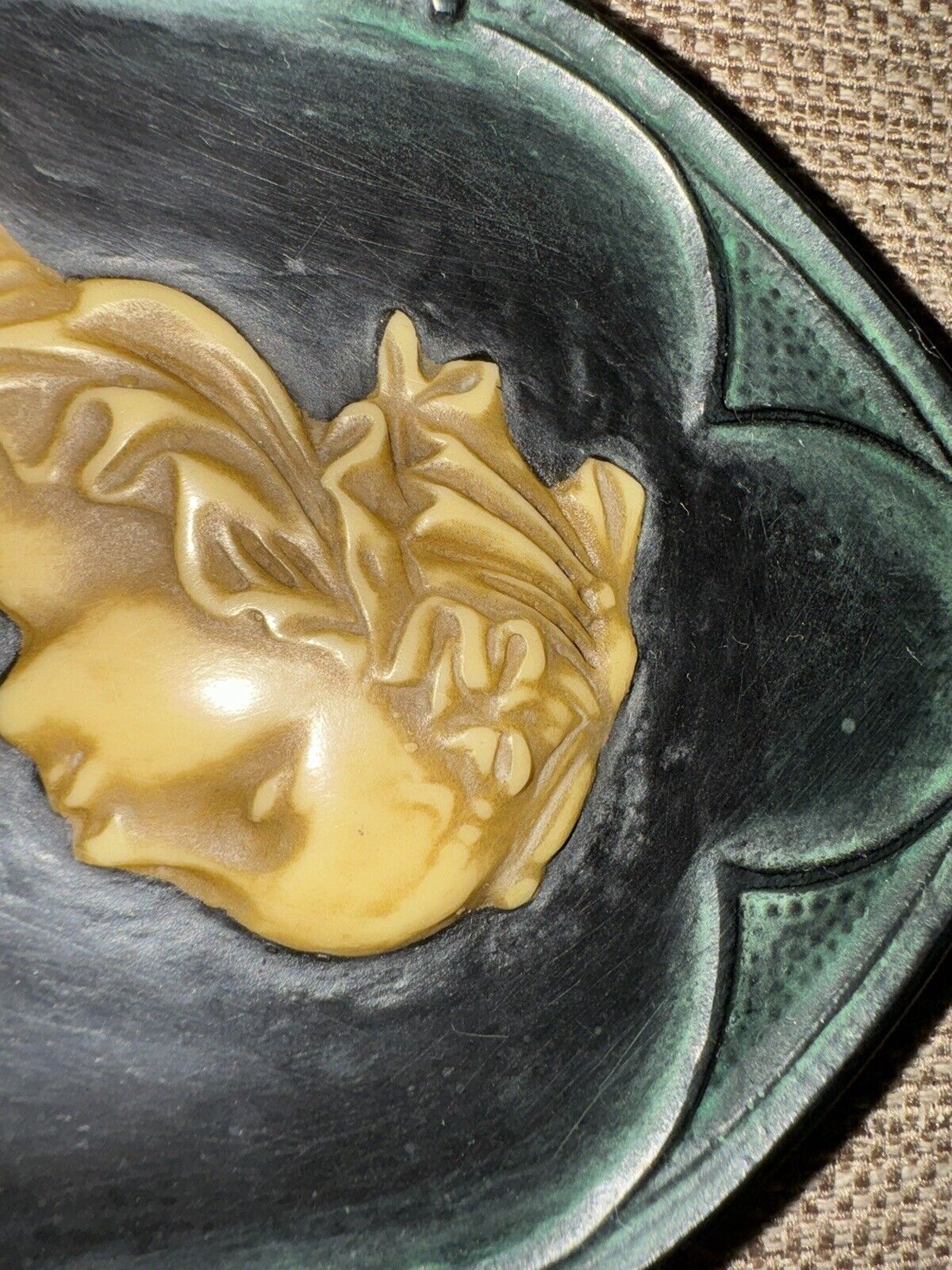 Italian Art Sculpture Wall Hanging by Mario Foschi