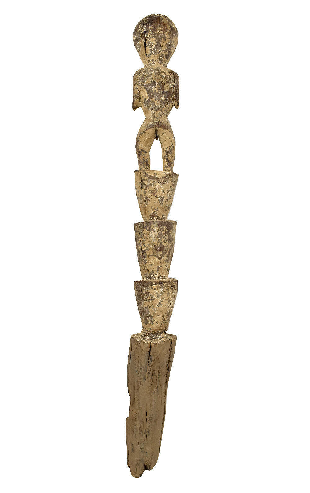 Lega Bwami Society Figural Post from Congo
