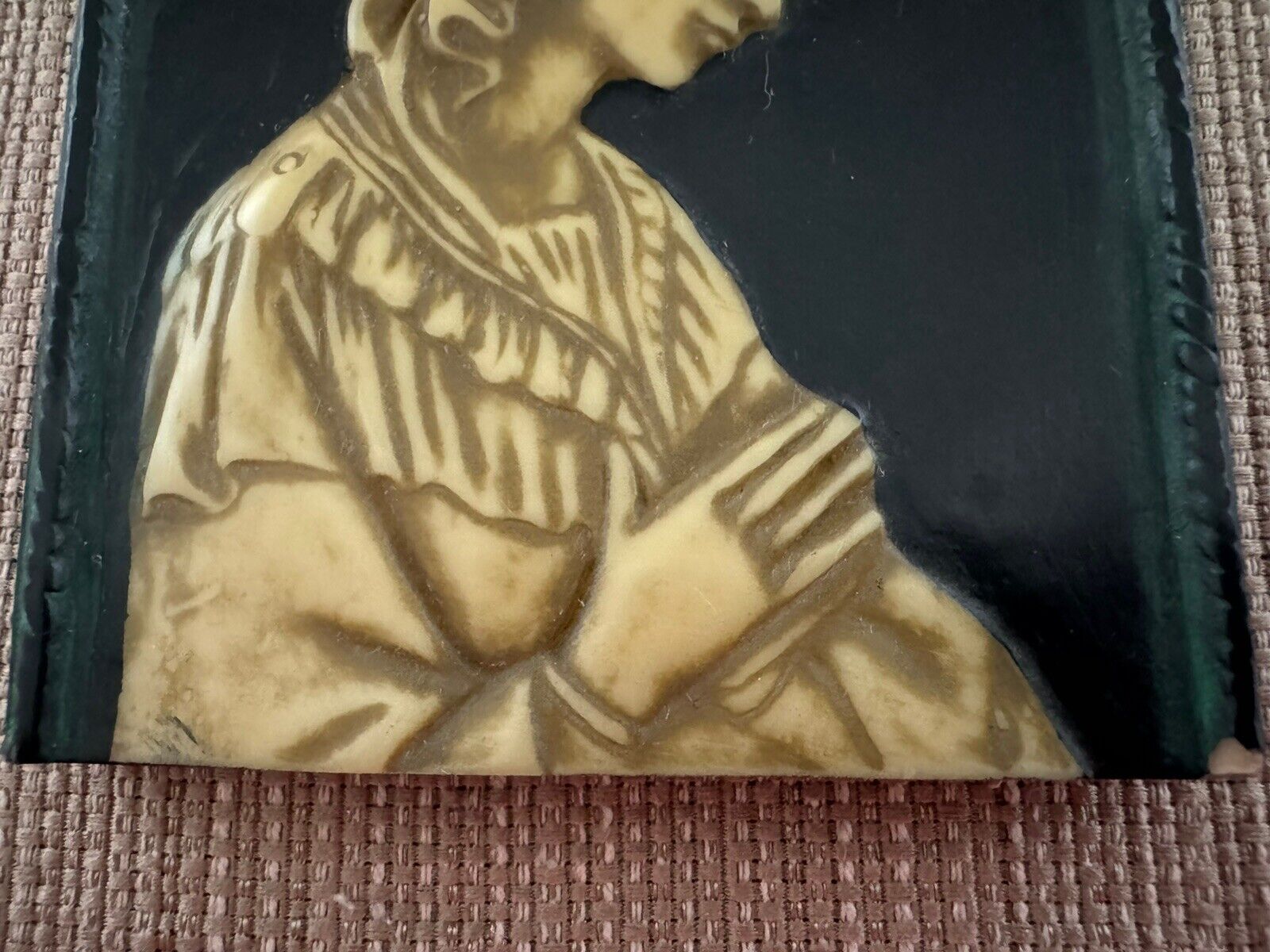 Italian Art Sculpture Wall Hanging by Mario Foschi