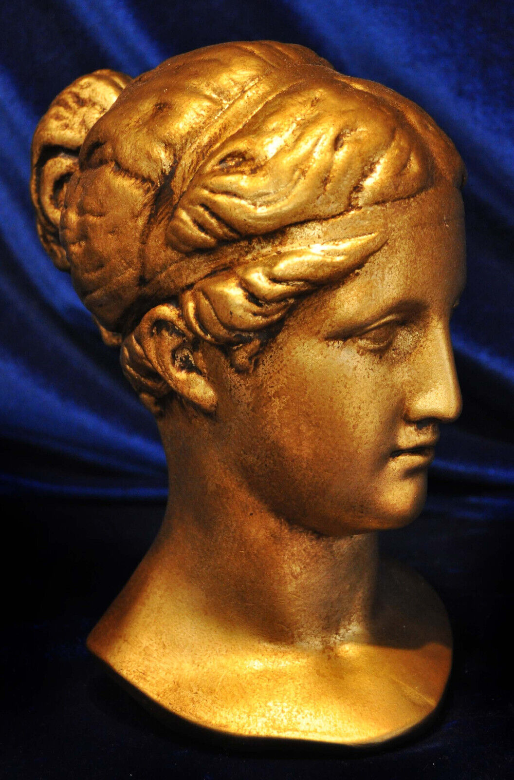 Neoclassical Goddess Bust Sculpture Greek Roman Italy Art