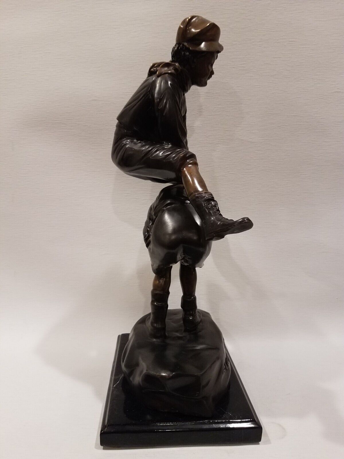 Bronze Sculpture by Alex Brown "Leapfrog" Cira 1900s