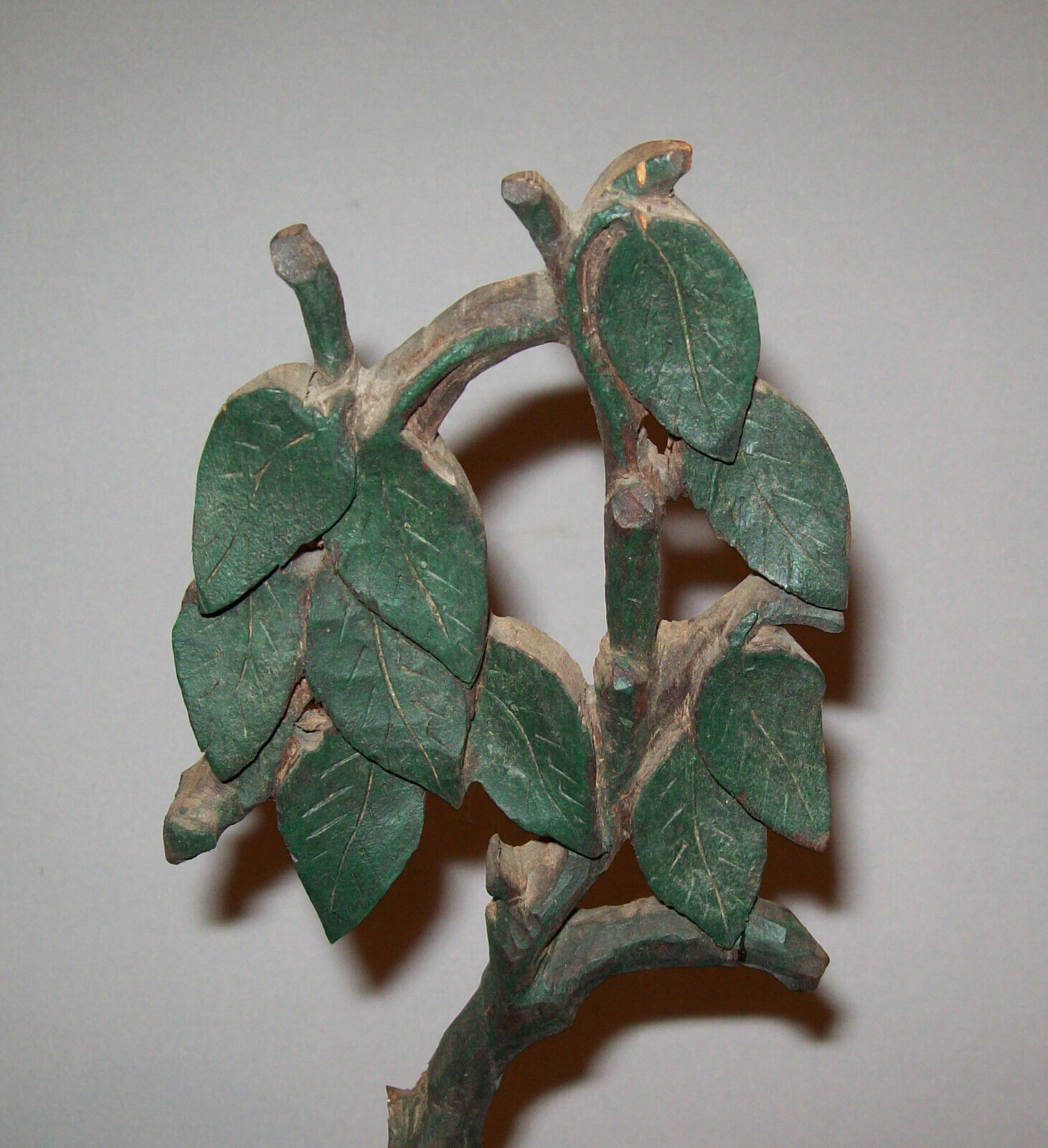 1900s Antique Folk Art Carved Painted Figure Group