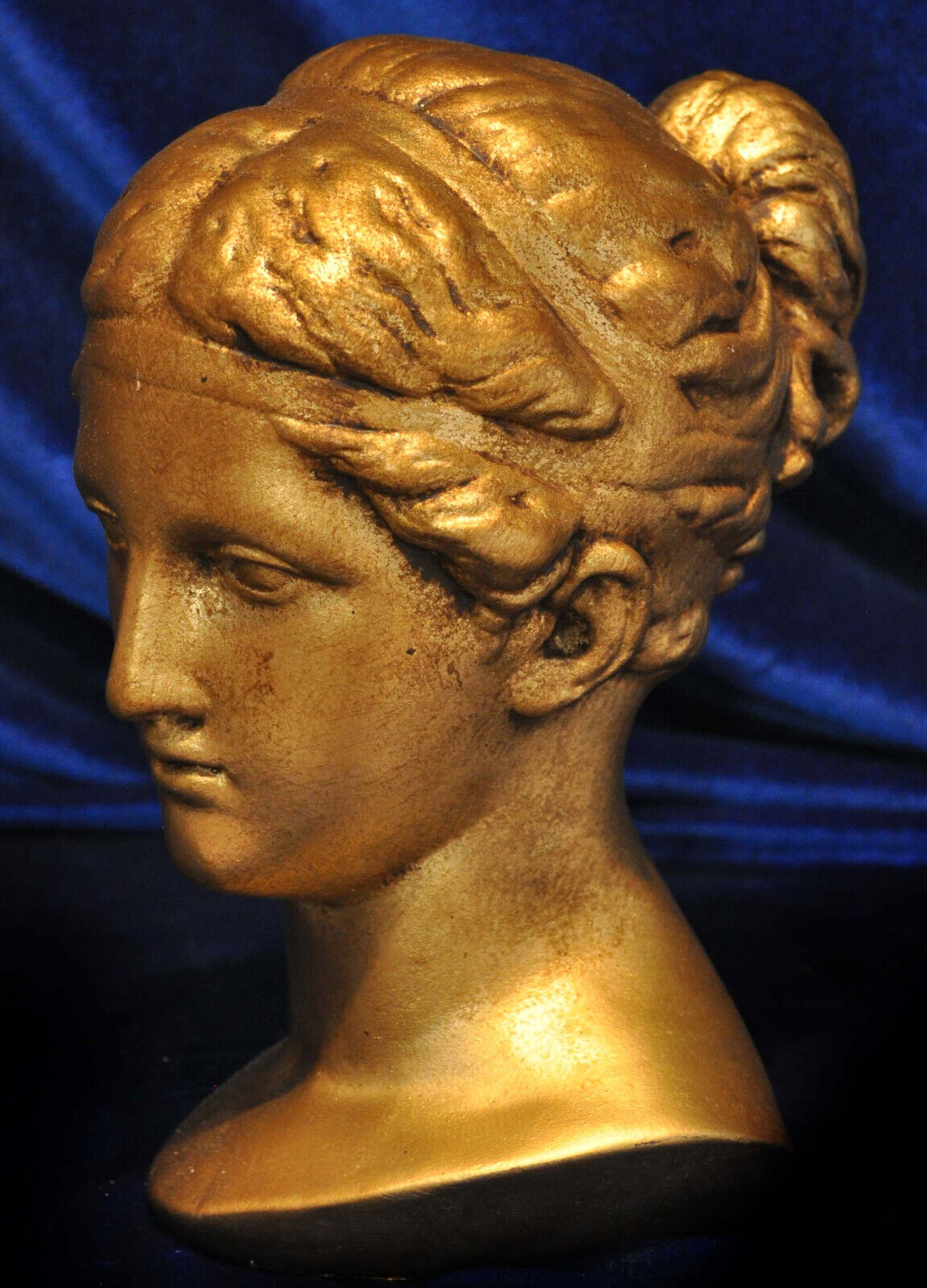 Neoclassical Goddess Bust Sculpture Greek Roman Italy Art