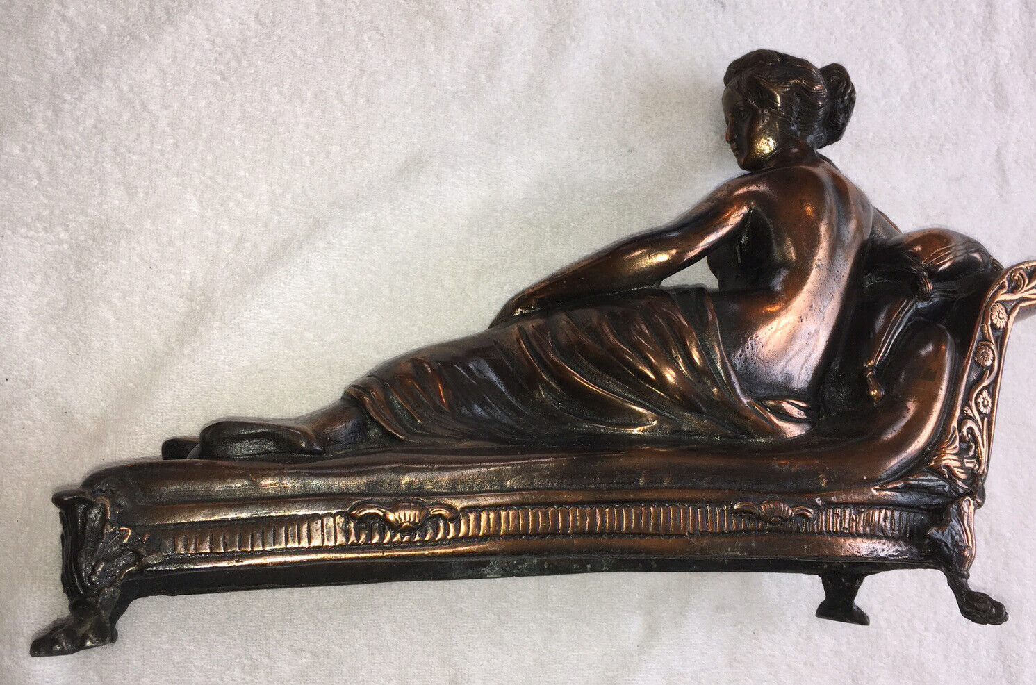 1900’s Paolina Bonaparte Laying Nude Bronze/Copper Statue