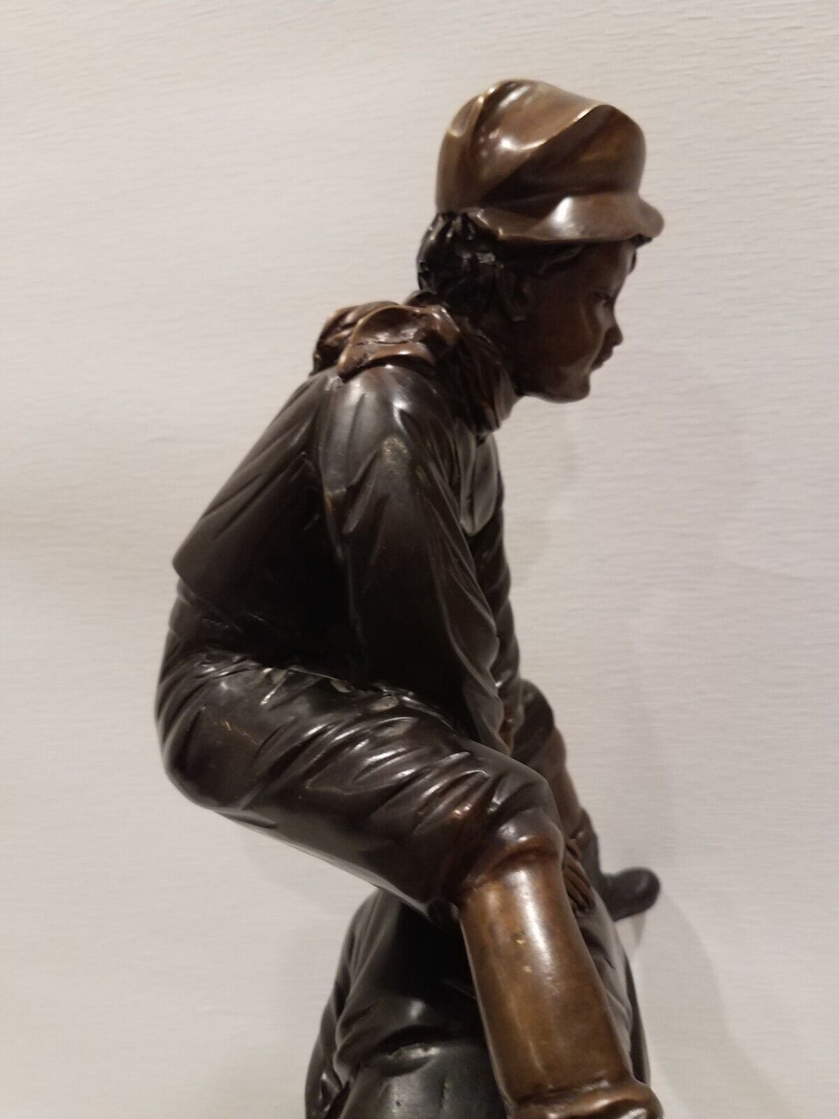 Bronze Sculpture by Alex Brown "Leapfrog" Cira 1900s