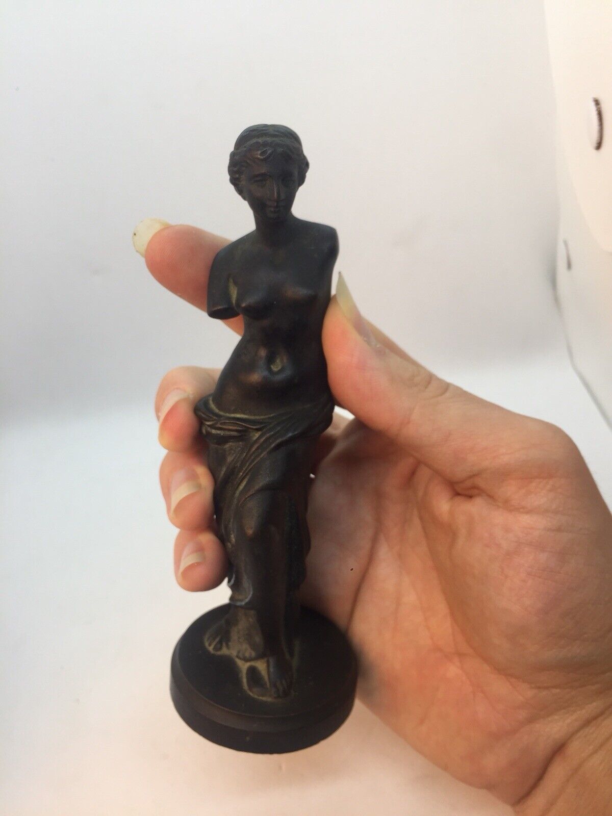 Antique Bronze Woman Statue from Austria, Circa 1900