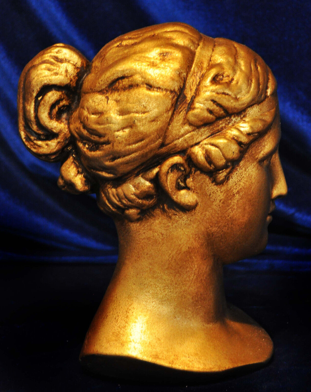 Neoclassical Goddess Bust Sculpture Greek Roman Italy Art