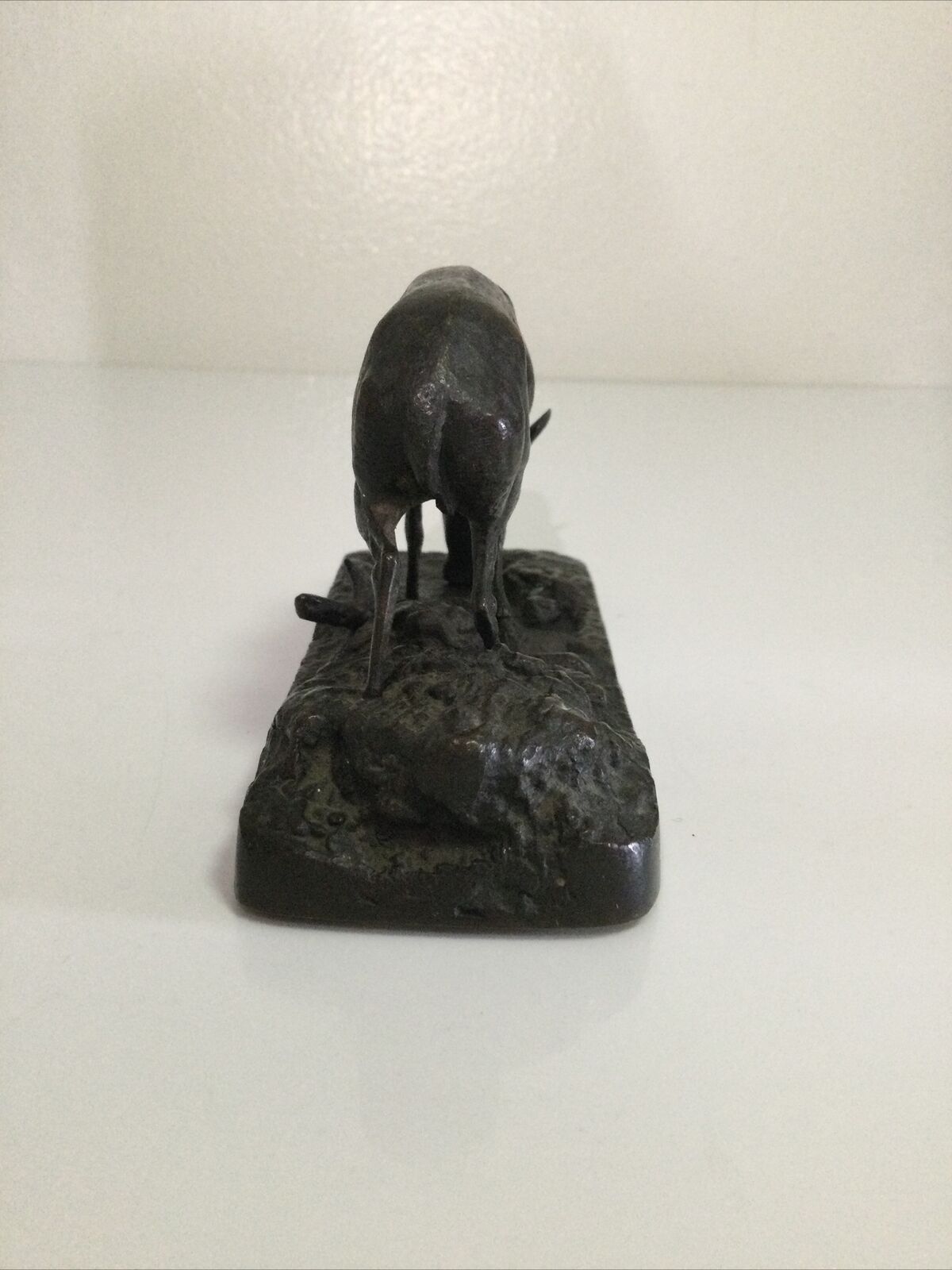 Antique Bronze Sculpture "Gazelle of the Desert" 19th Century