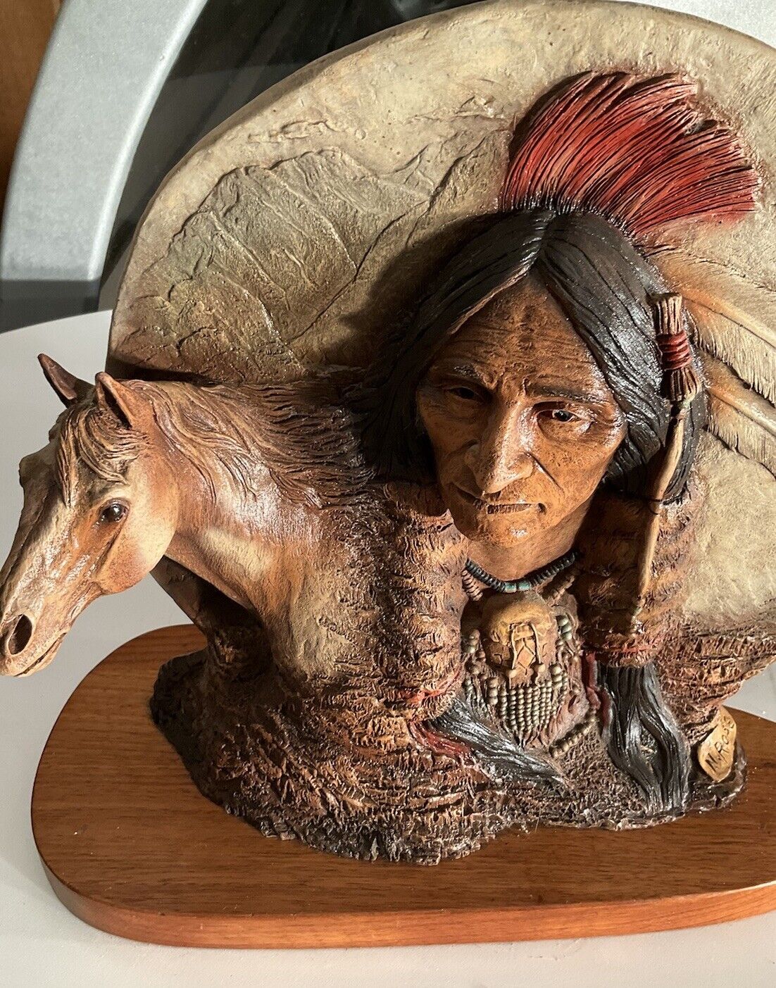 Antique Neil J Rose Cripple Horse Sculpture