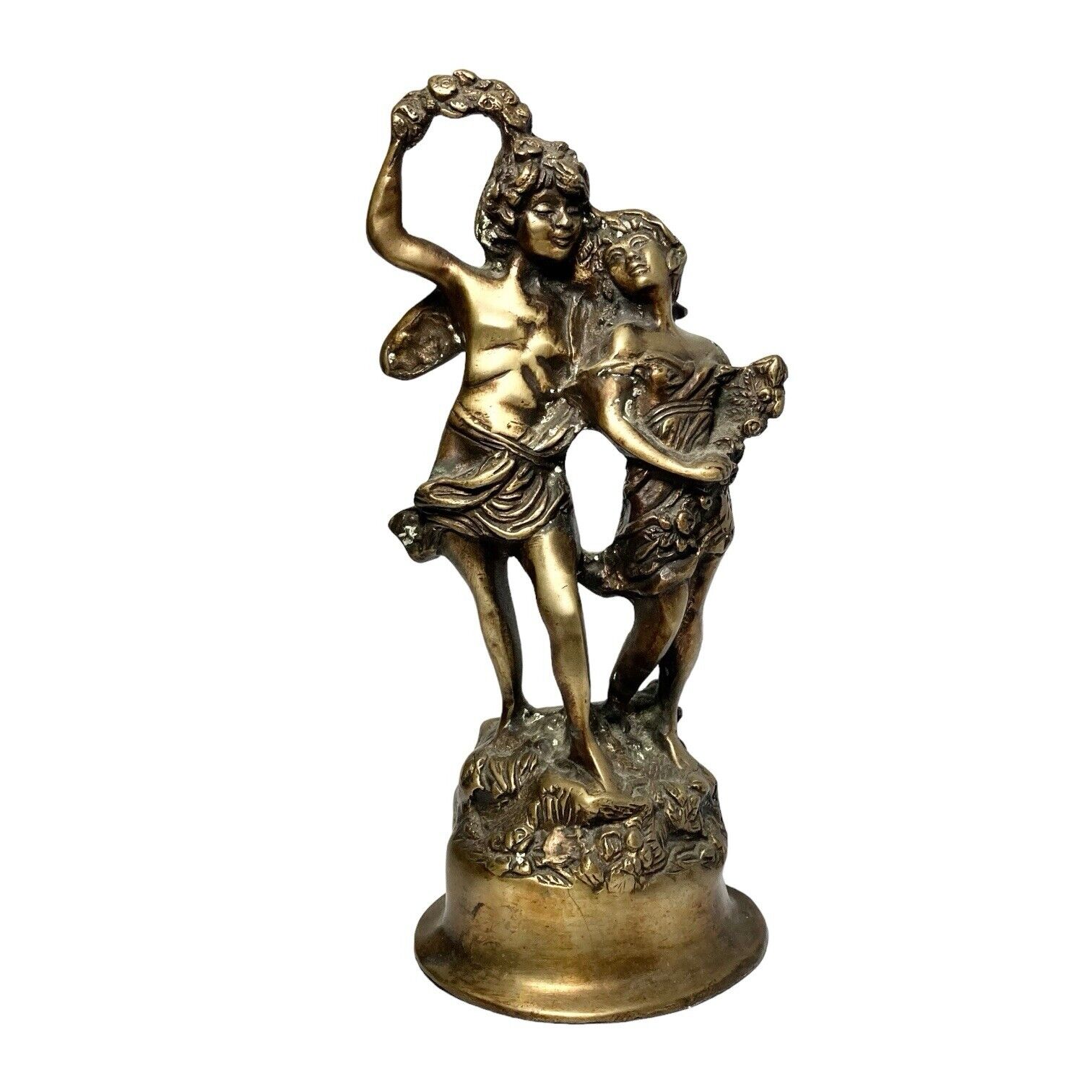 1900s Art Nouveau Auguste Moreau "Young Lovers" Bronze