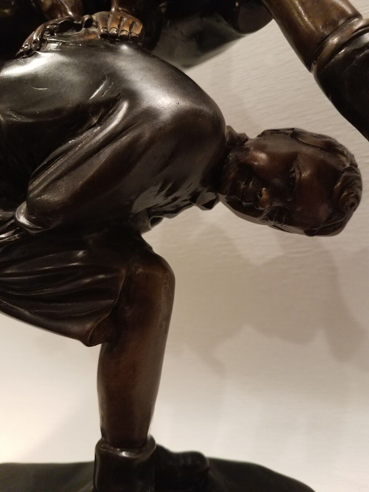 Bronze Sculpture by Alex Brown "Leapfrog" Cira 1900s