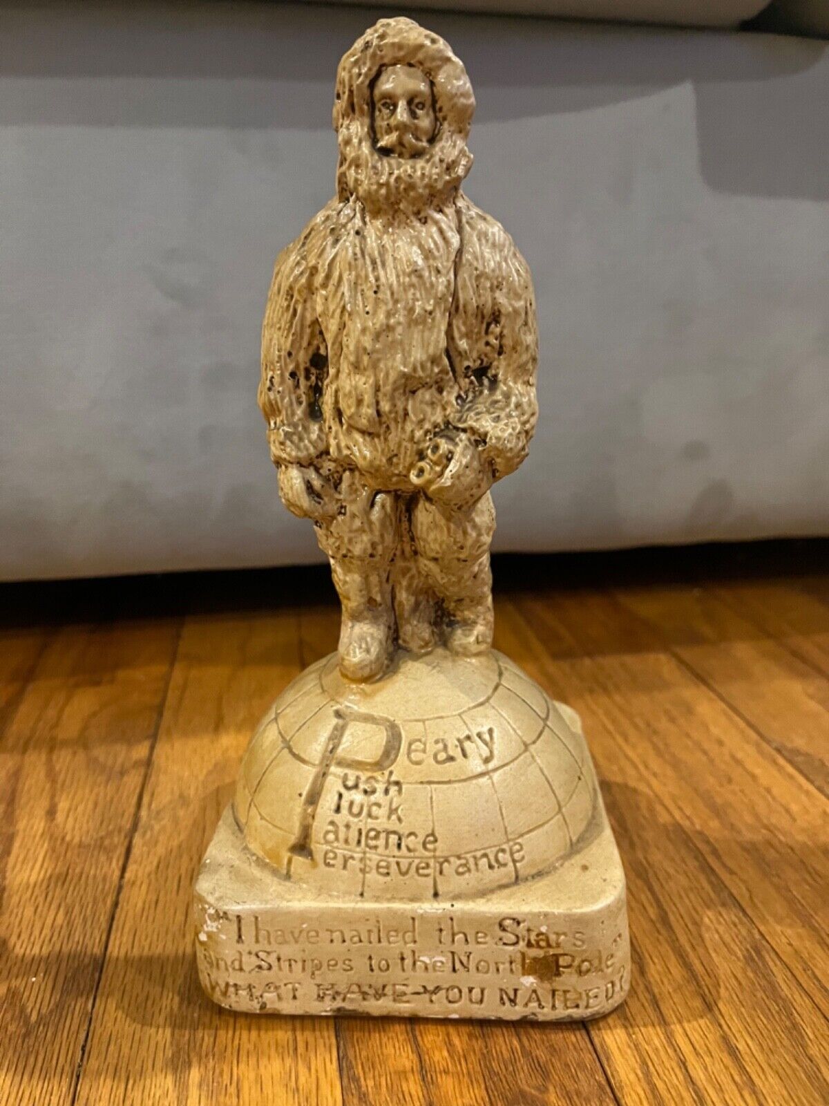 Rare plaster sculptures: Peary & Cook, early 1900’s