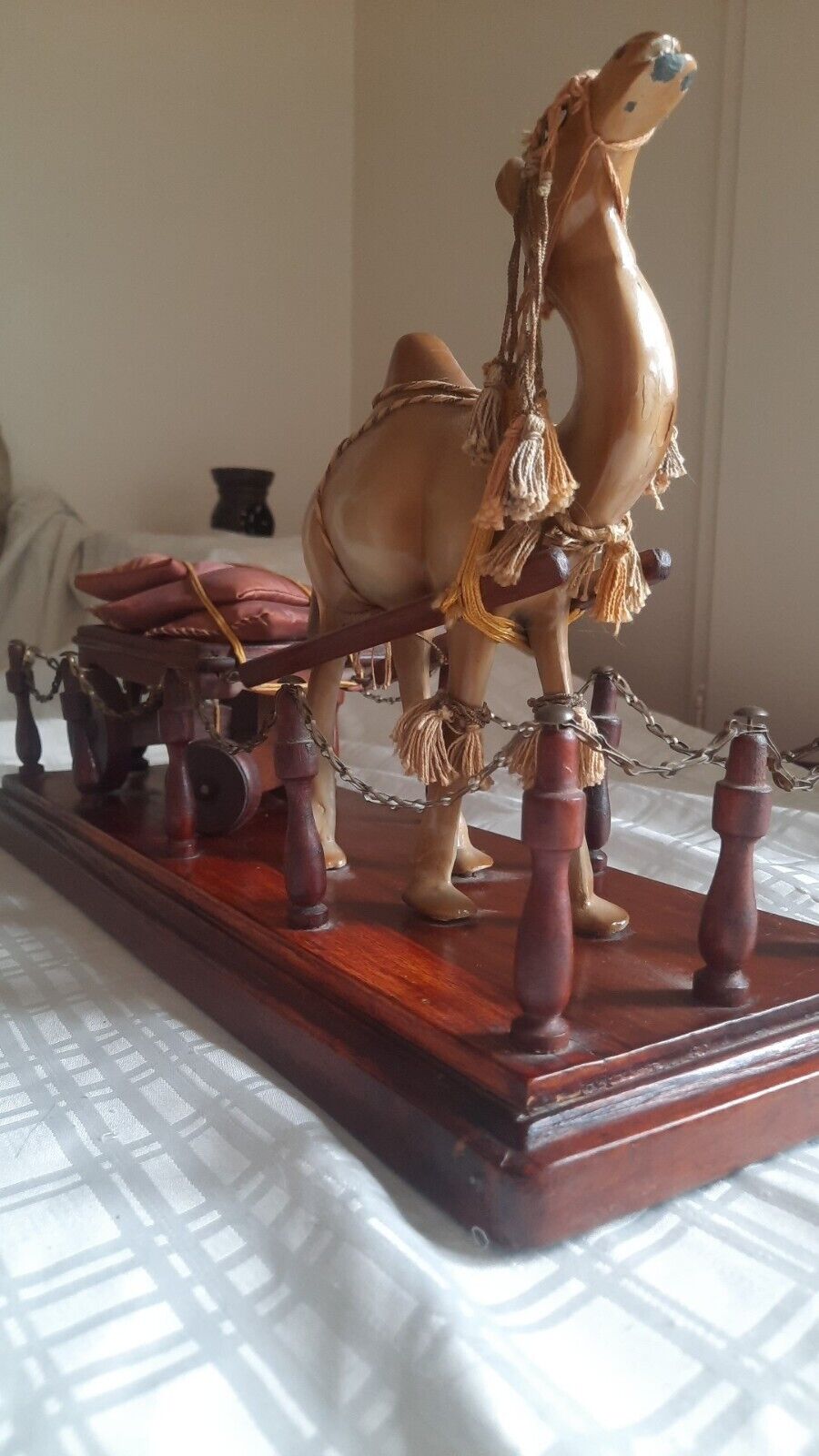 Rare Antique Camel Pulling Cart 1900s Vintageicolon