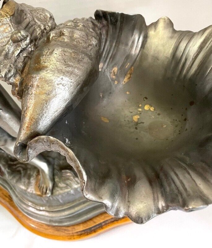 French Maidens Metal Sculpture by Charles Georges Ferville Suan