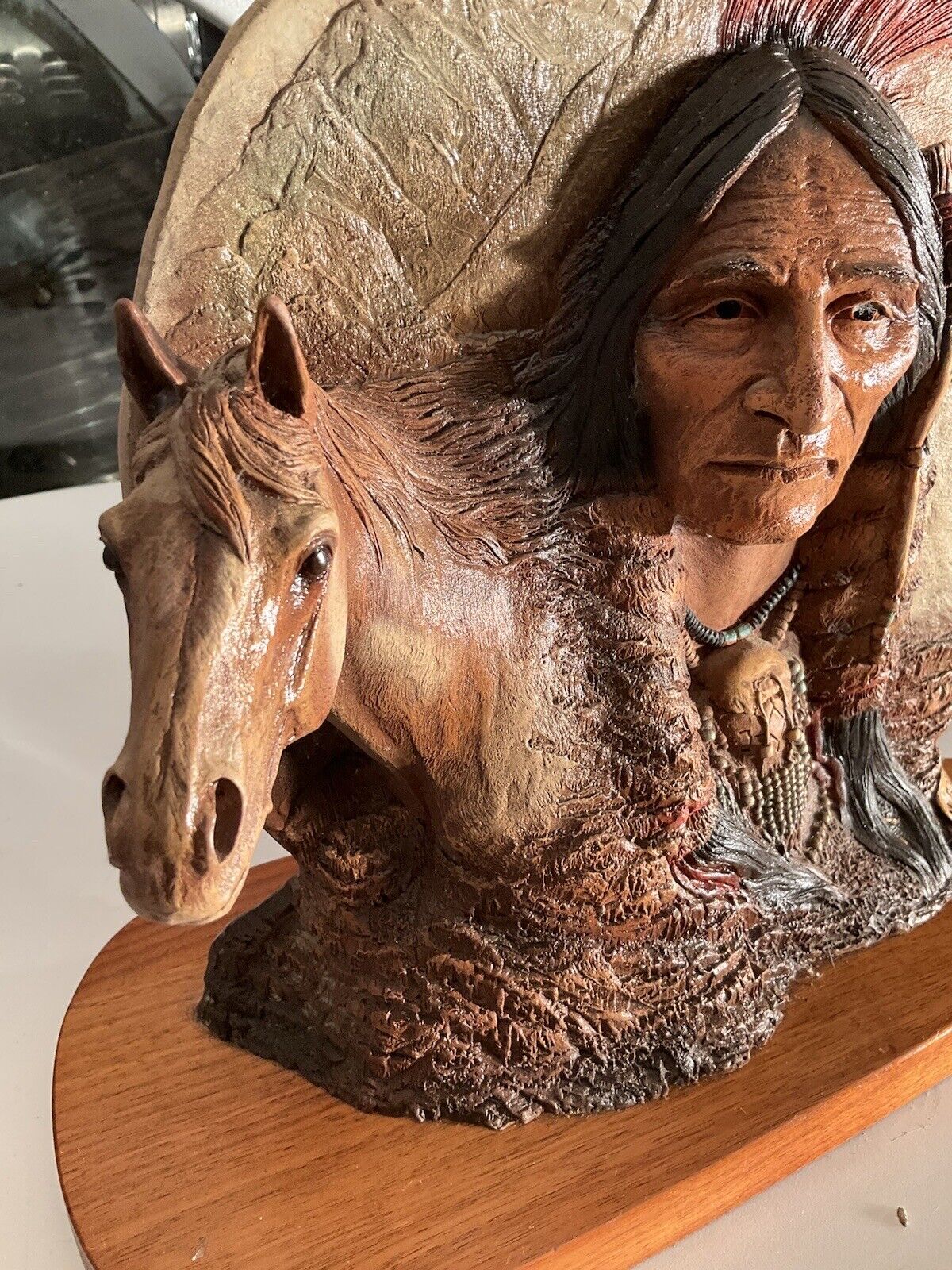Antique Neil J Rose Cripple Horse Sculpture