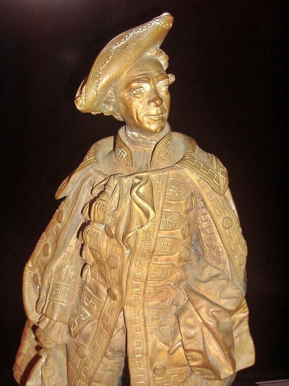 Antique Jean Pierre Dantan Bronze Sculpture Paris France
