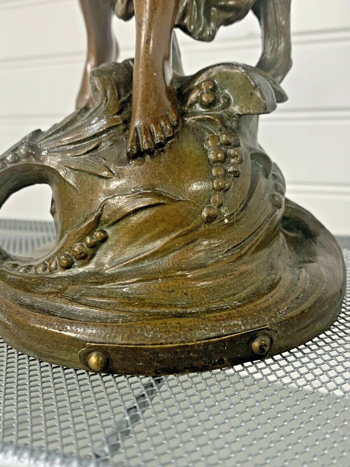 French Henri Honore Ple Signed Bronze Statues Set