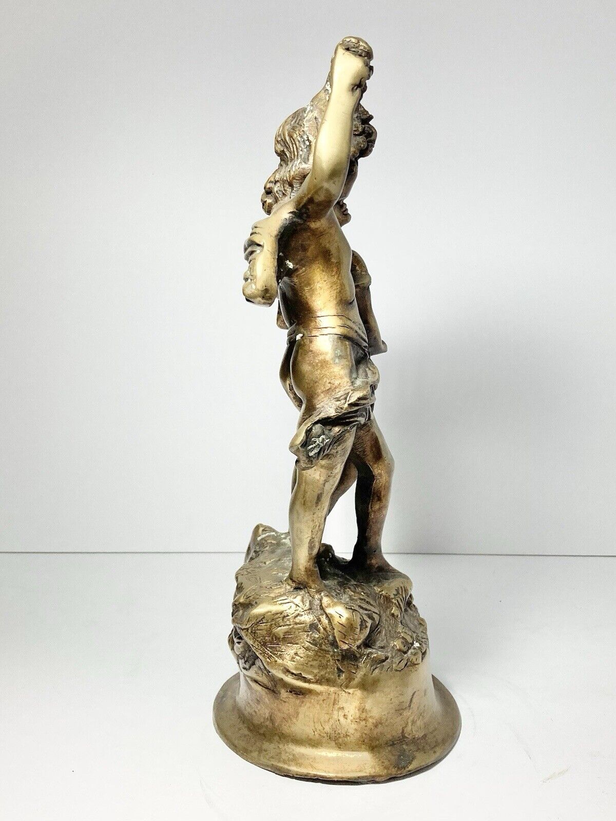1900s Art Nouveau Auguste Moreau "Young Lovers" Bronze