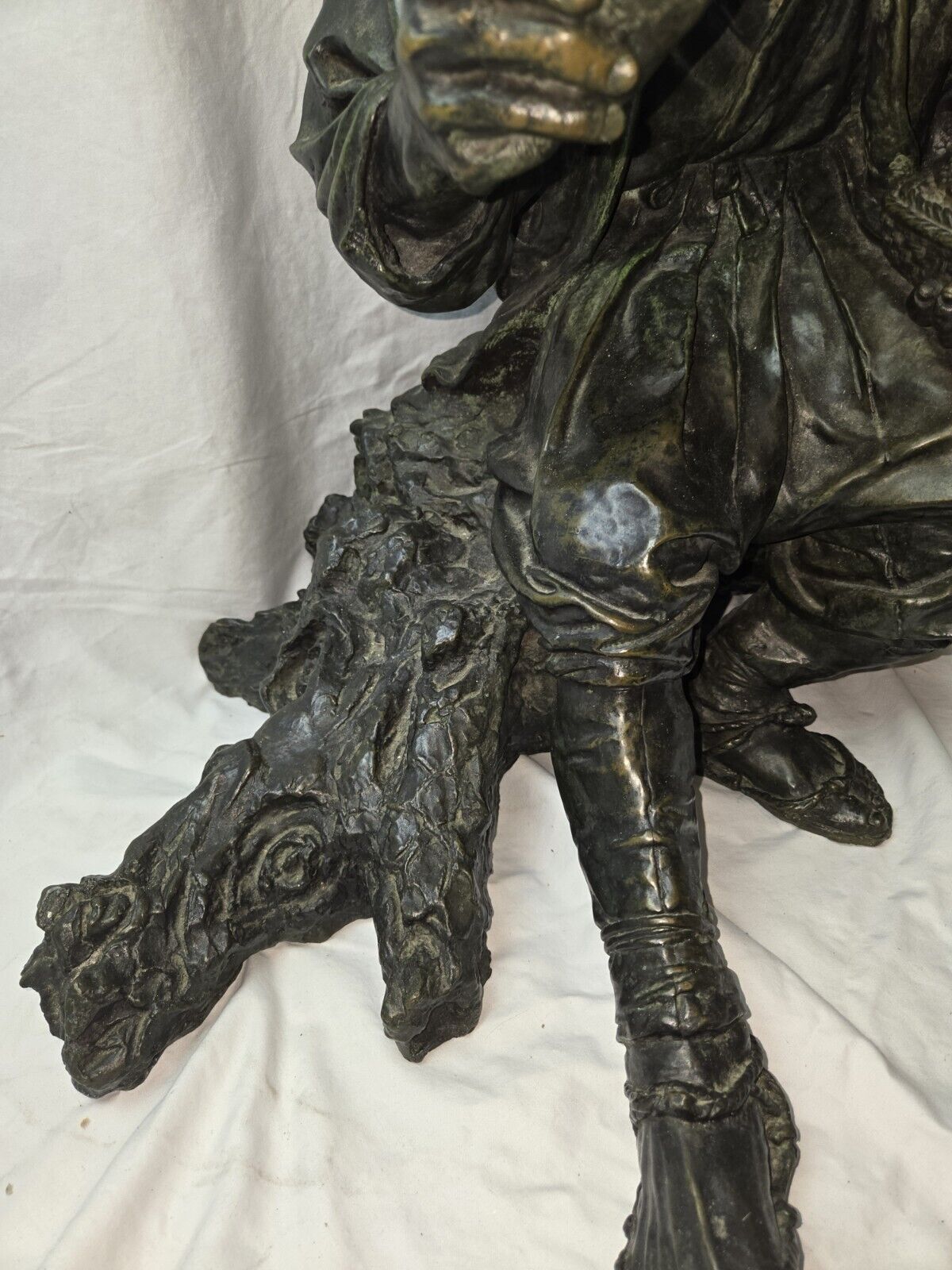 Rare Udagawa Kazuo Tokyo School Bronze Peasant 1900's