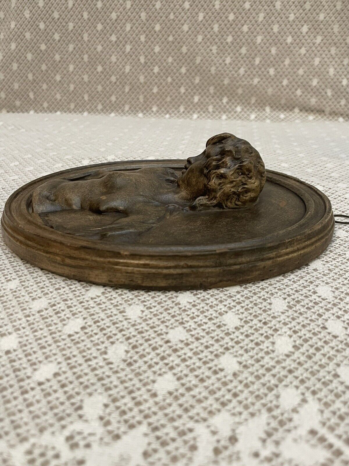 French Art Nouveau Plaque High Relief Nymph by Clodion