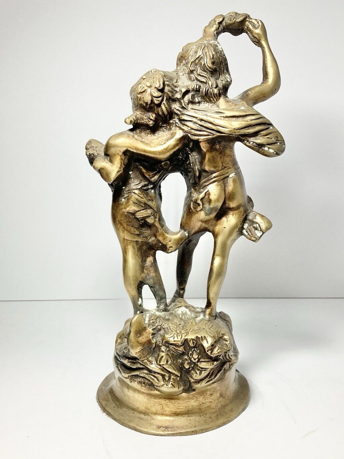 1900s Art Nouveau Auguste Moreau "Young Lovers" Bronze