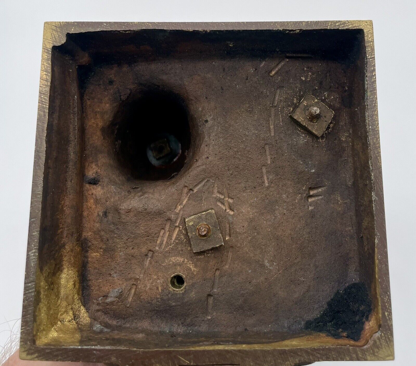 European Bronze Sculpture of Iron Worker by Bouret