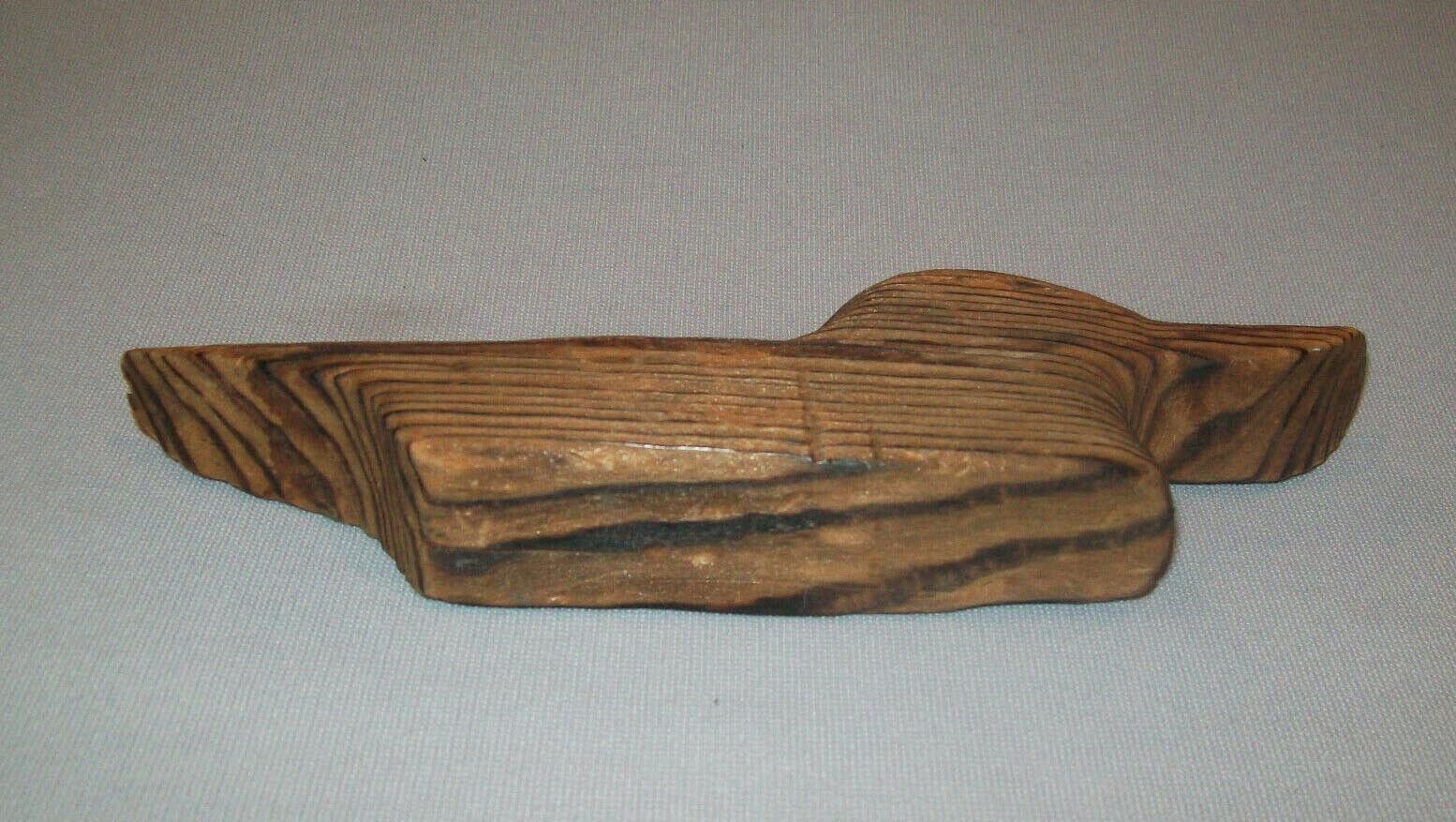 19th Century Folk Art Carved Wooden Duck or Bird