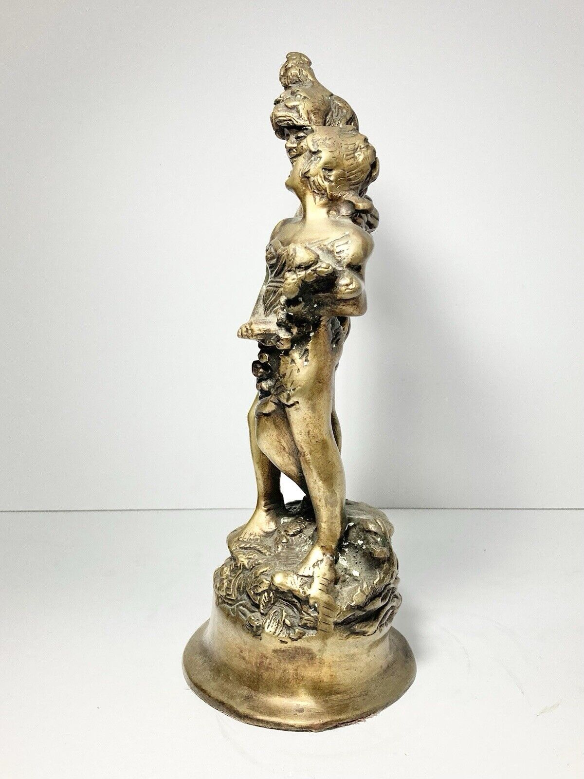1900s Art Nouveau Auguste Moreau "Young Lovers" Bronze