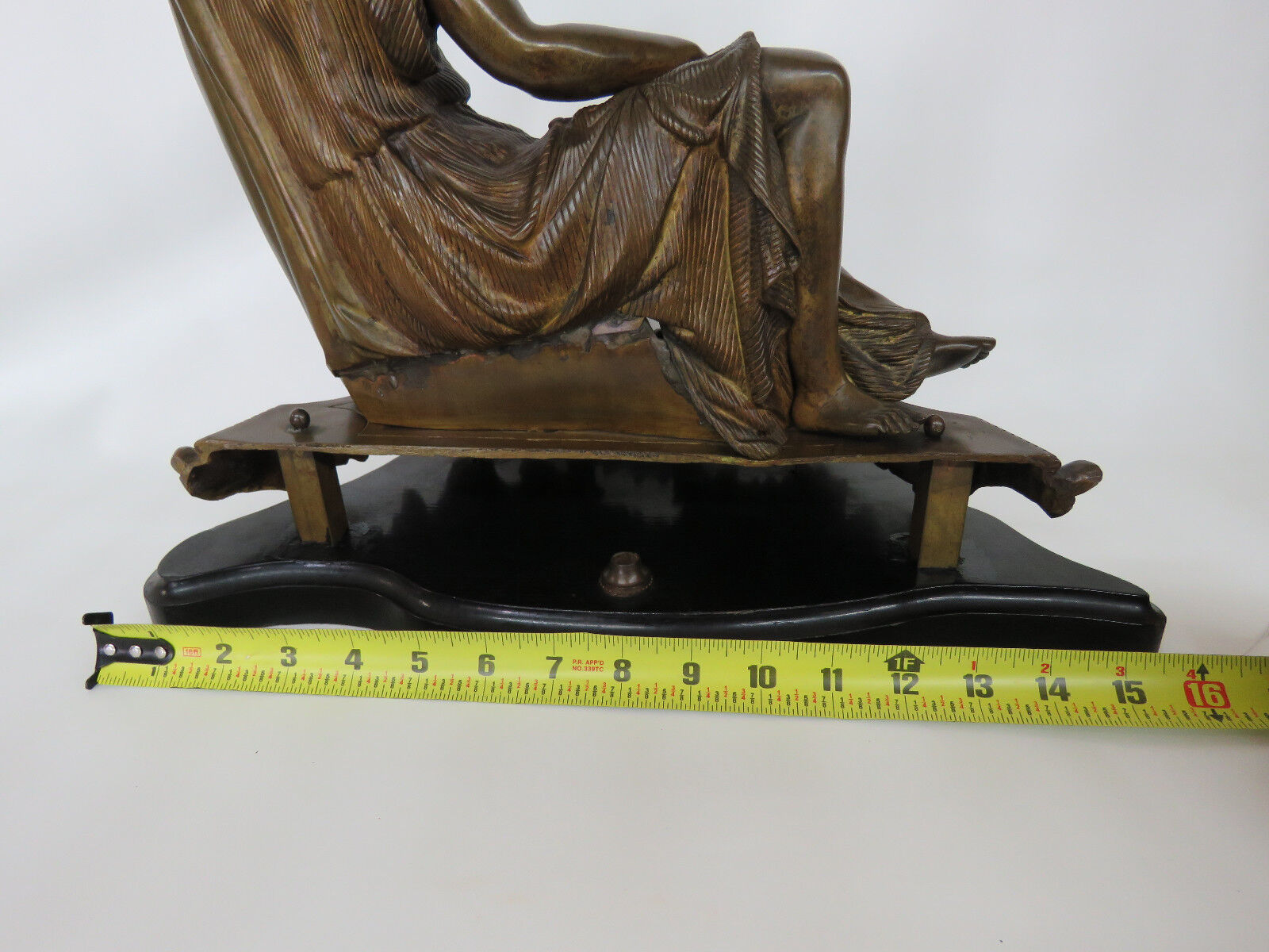 1900s French Bronze Woman Figure Statue Sculpture
