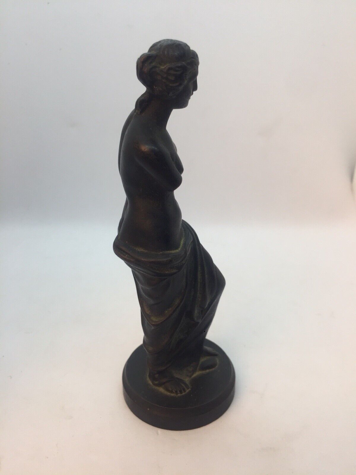 Antique Bronze Woman Statue from Austria, Circa 1900