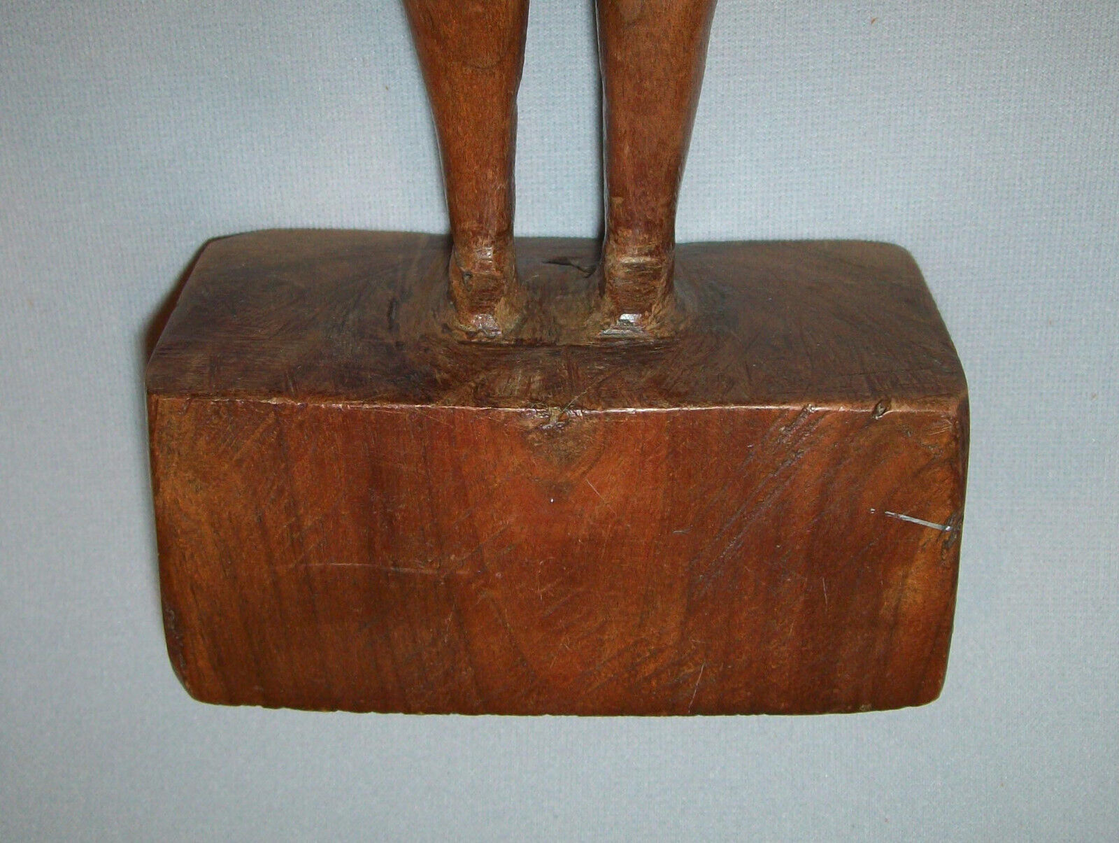 Antique Folk Art Hand Carved Woman Figure