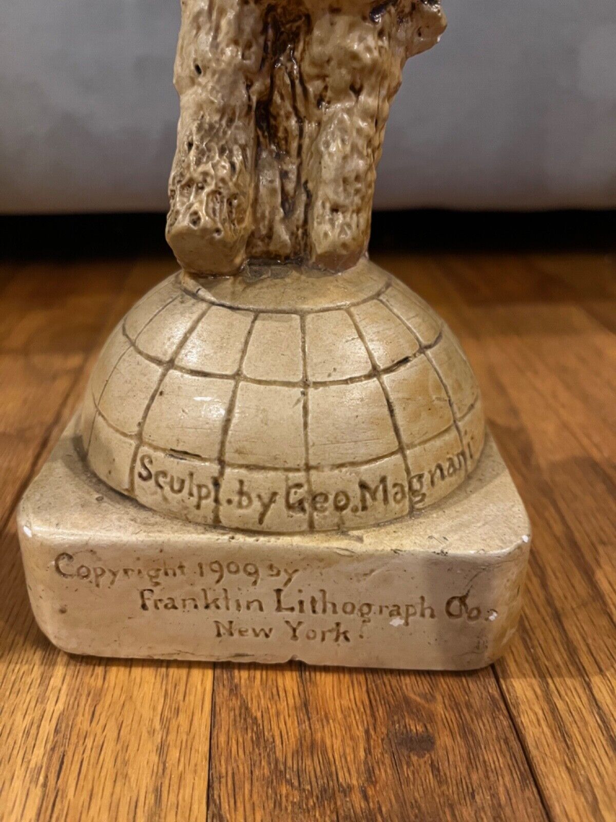 Rare plaster sculptures: Peary & Cook, early 1900’s