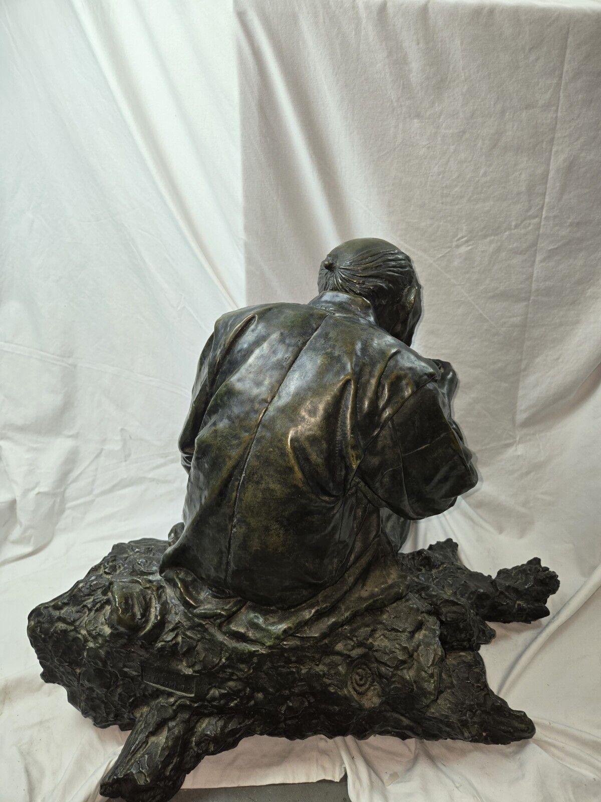 Rare Udagawa Kazuo Tokyo School Bronze Peasant 1900's