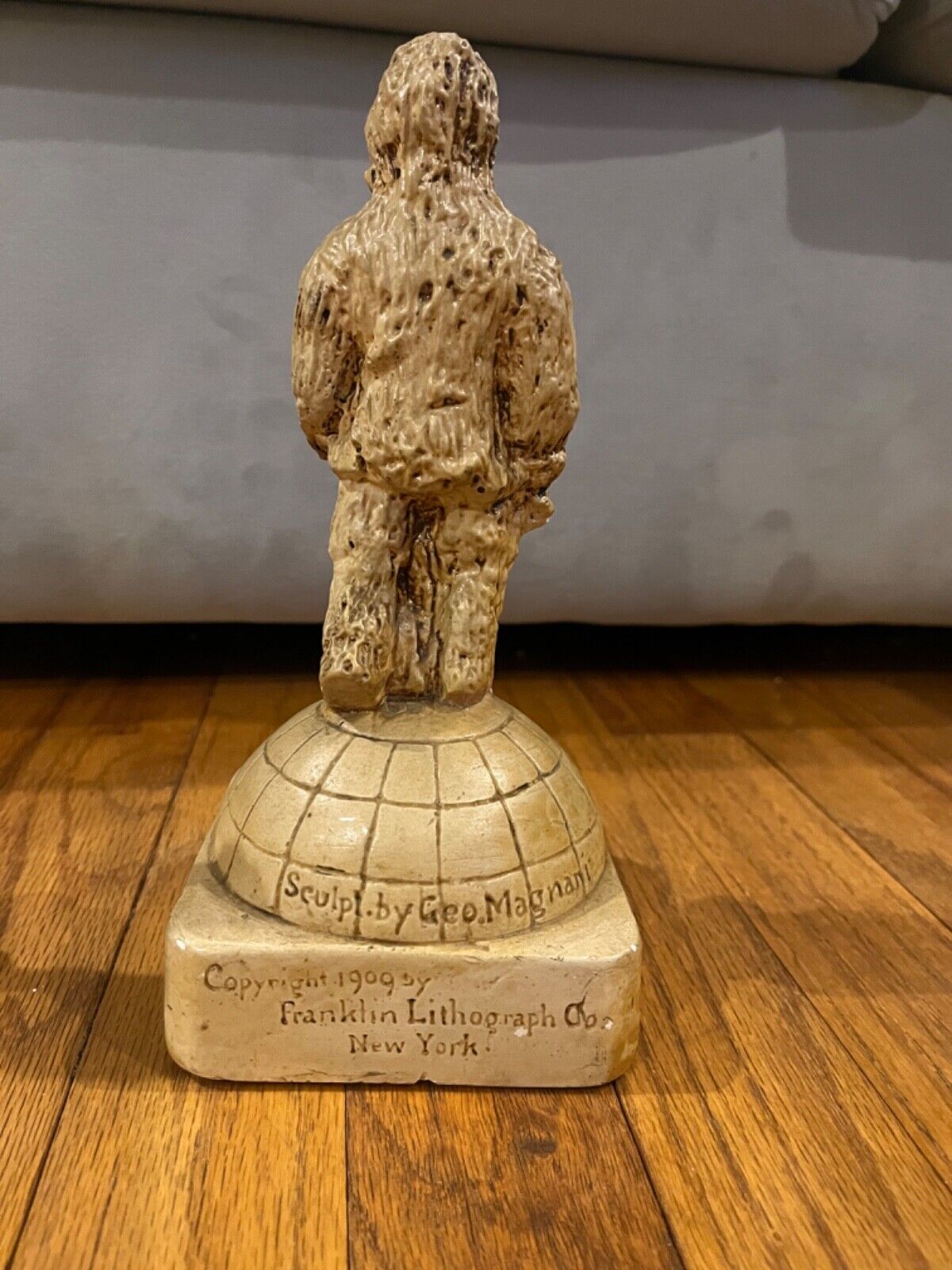 Rare plaster sculptures: Peary & Cook, early 1900’s