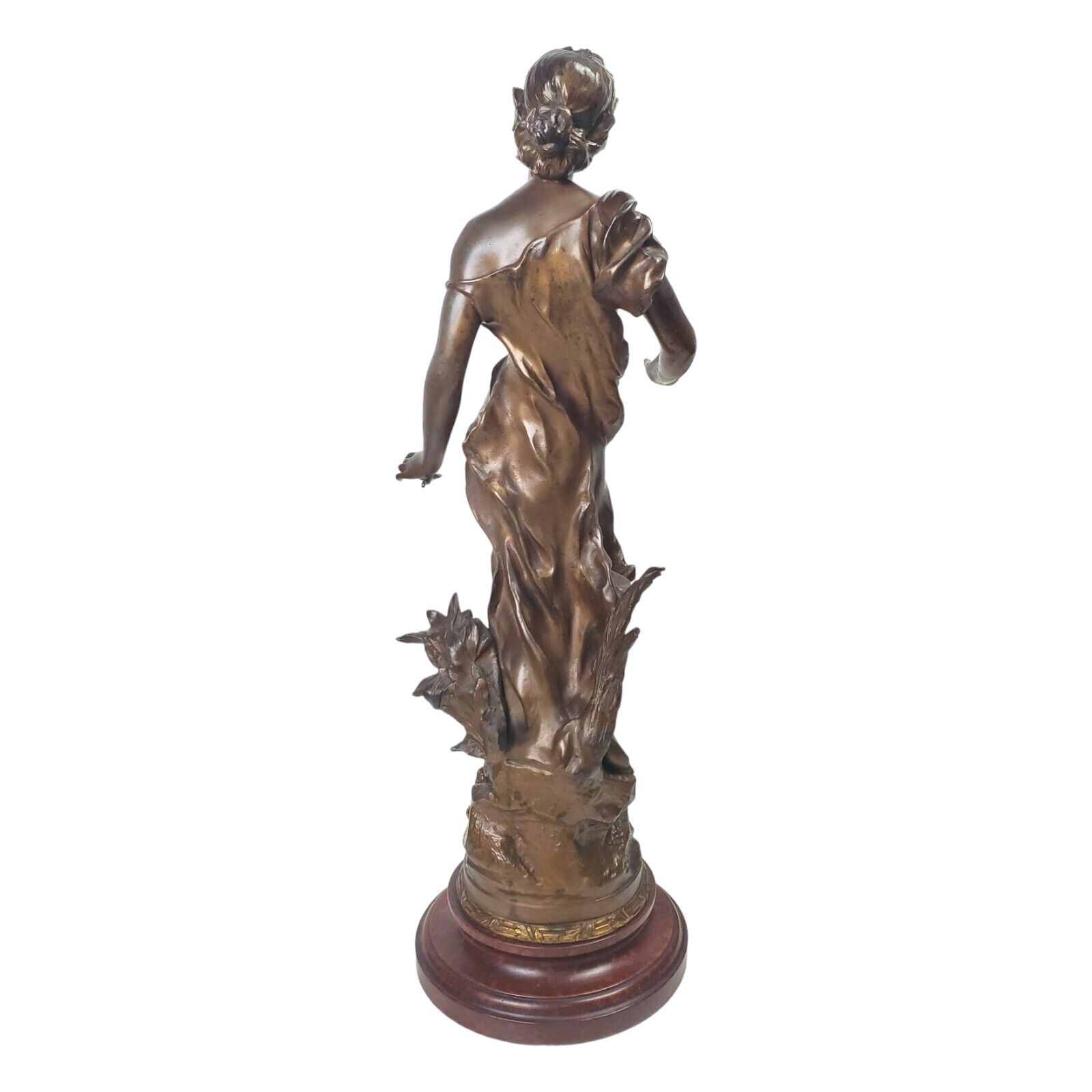 1800s French Bronze Sculpture of Le Chant de La Source