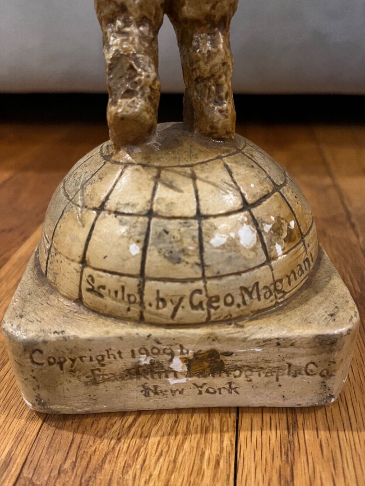 Rare plaster sculptures: Peary & Cook, early 1900’s